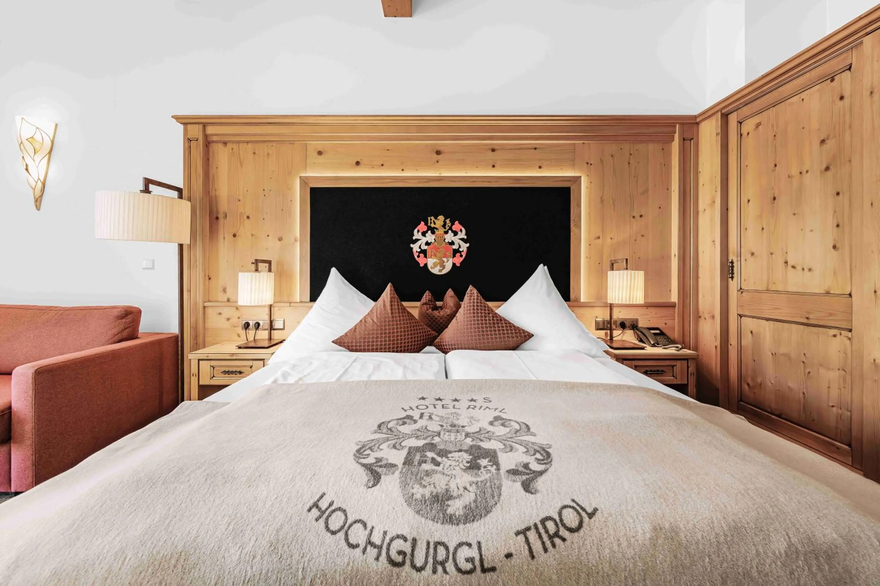 Bedroom, Bed in SKI - GOLF - WELLNESS Hotel Riml -Adults Only