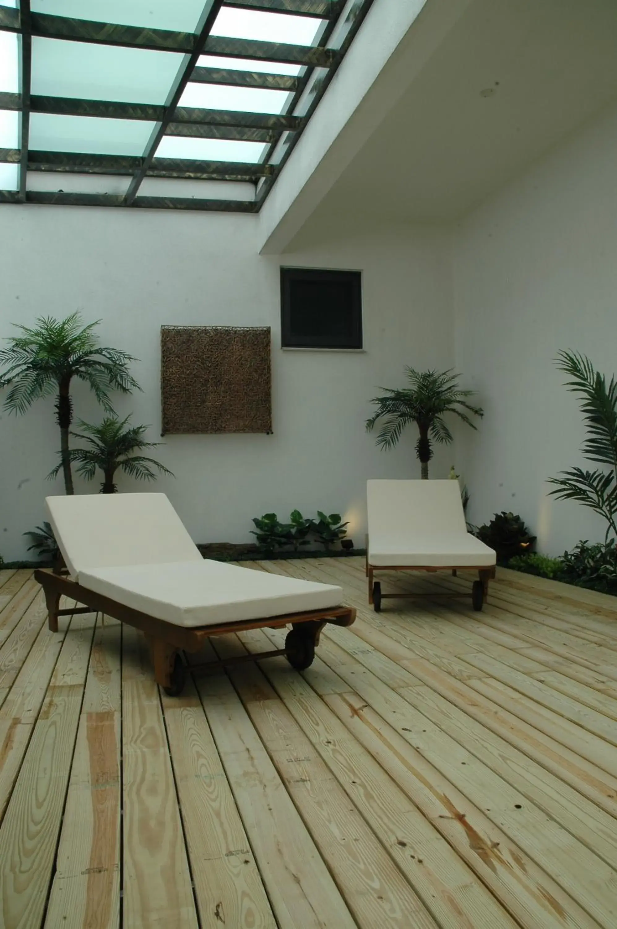 Balcony/Terrace, Patio/Outdoor Area in All-Ur Boutique Motel - ChungLi Branch