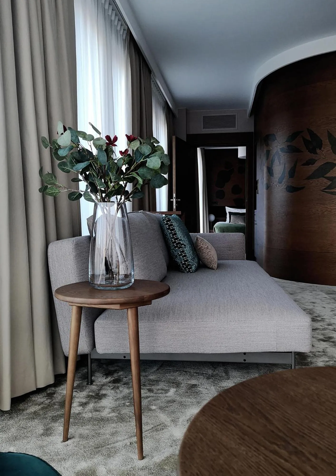 Seating area, Bed in Rezydencja Sowa