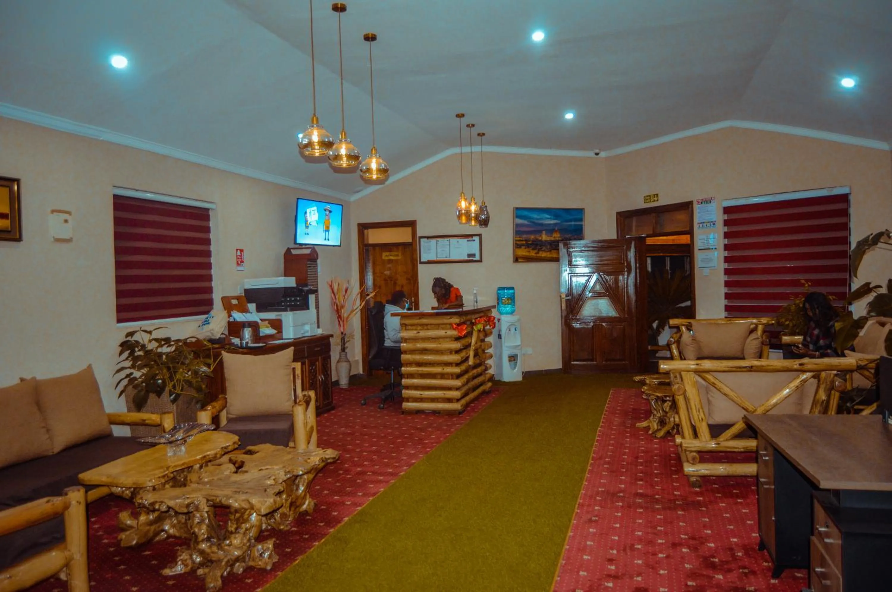 Lobby or reception in Aberdare Prestige & Royal Cottages