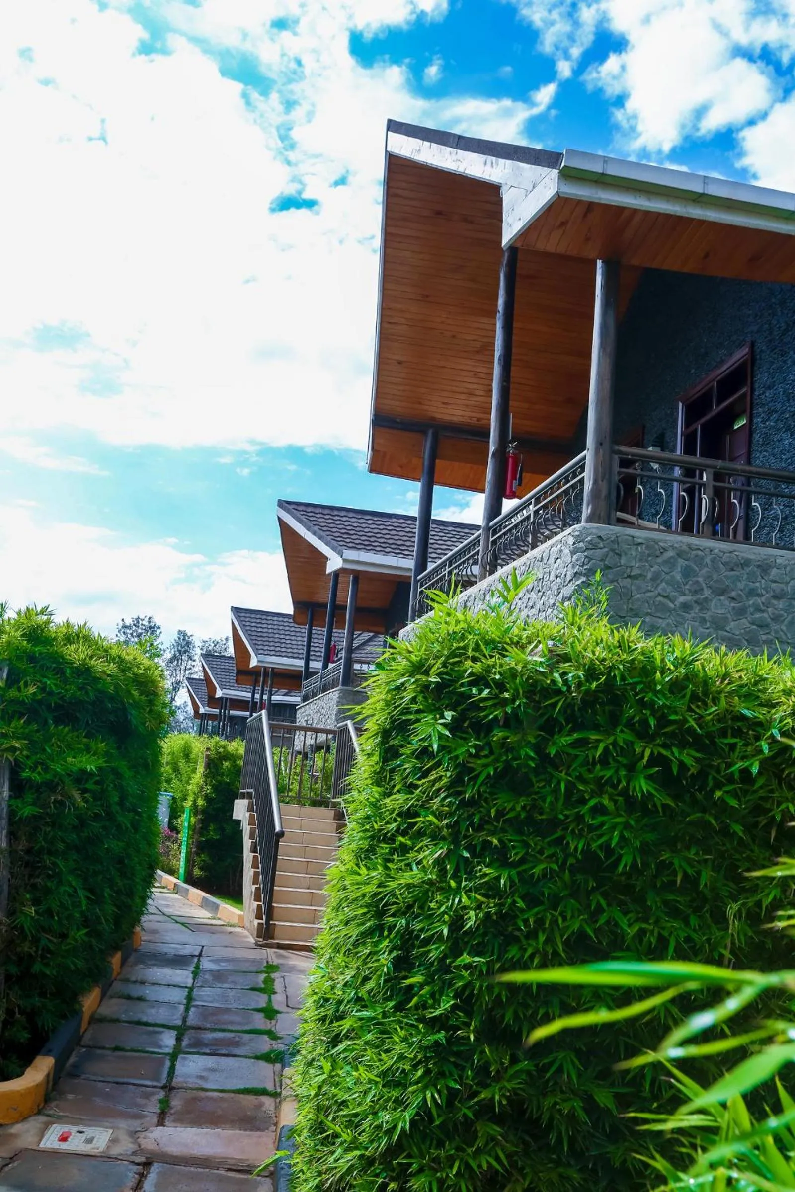 Garden view in Aberdare Prestige & Royal Cottages