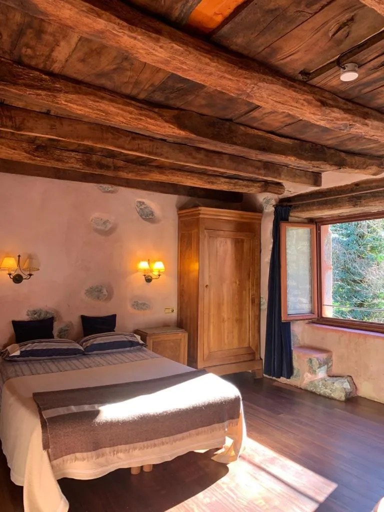 Bed in Casa Rural Ecológica Kaaño Etxea el Bosque y la Naturaleza Sentir