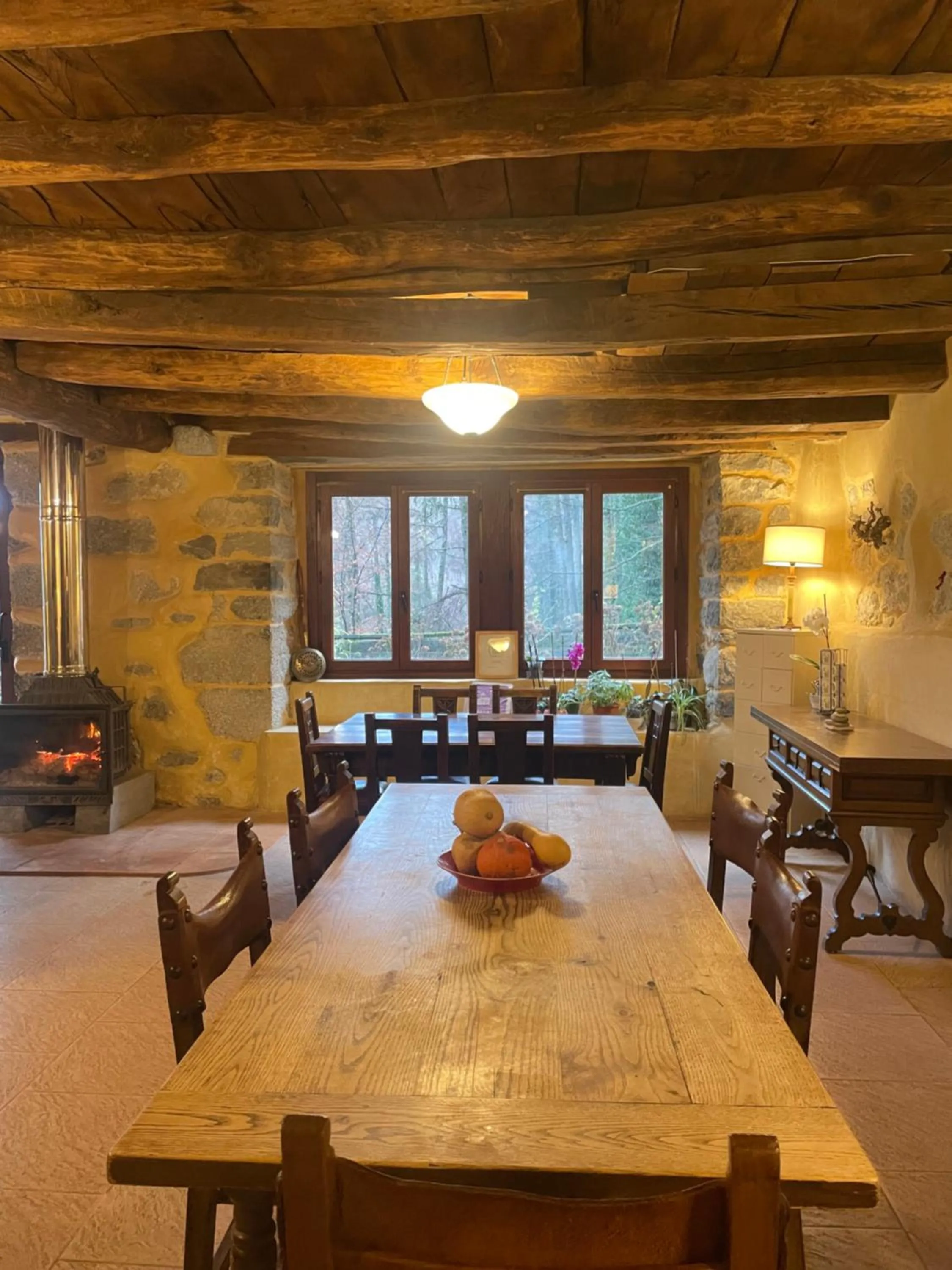 Restaurant/places to eat in Casa Rural Ecológica Kaaño Etxea el Bosque y la Naturaleza Sentir