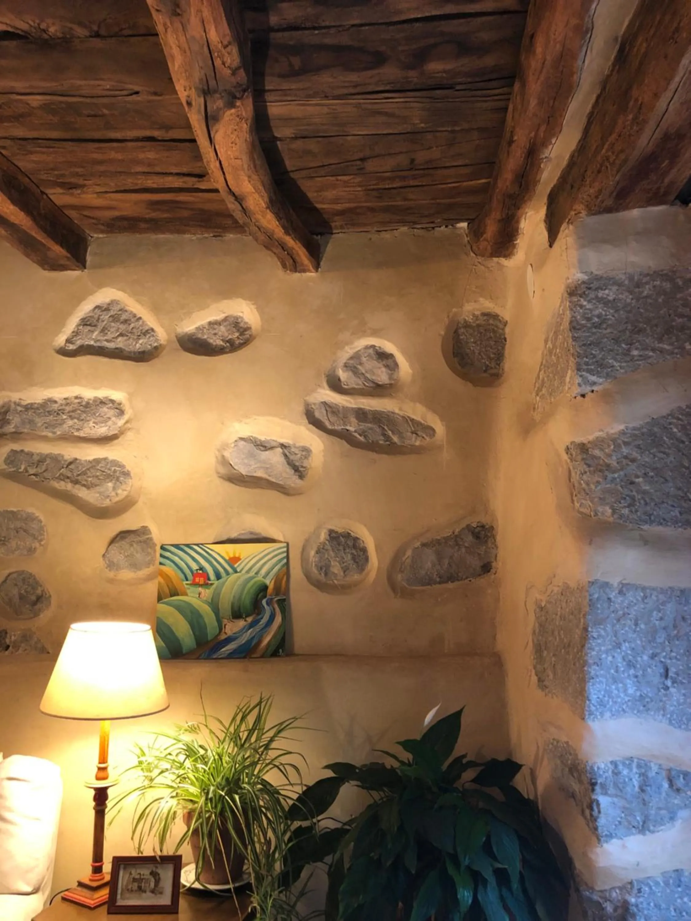 Living room in Casa Rural Ecológica Kaaño Etxea