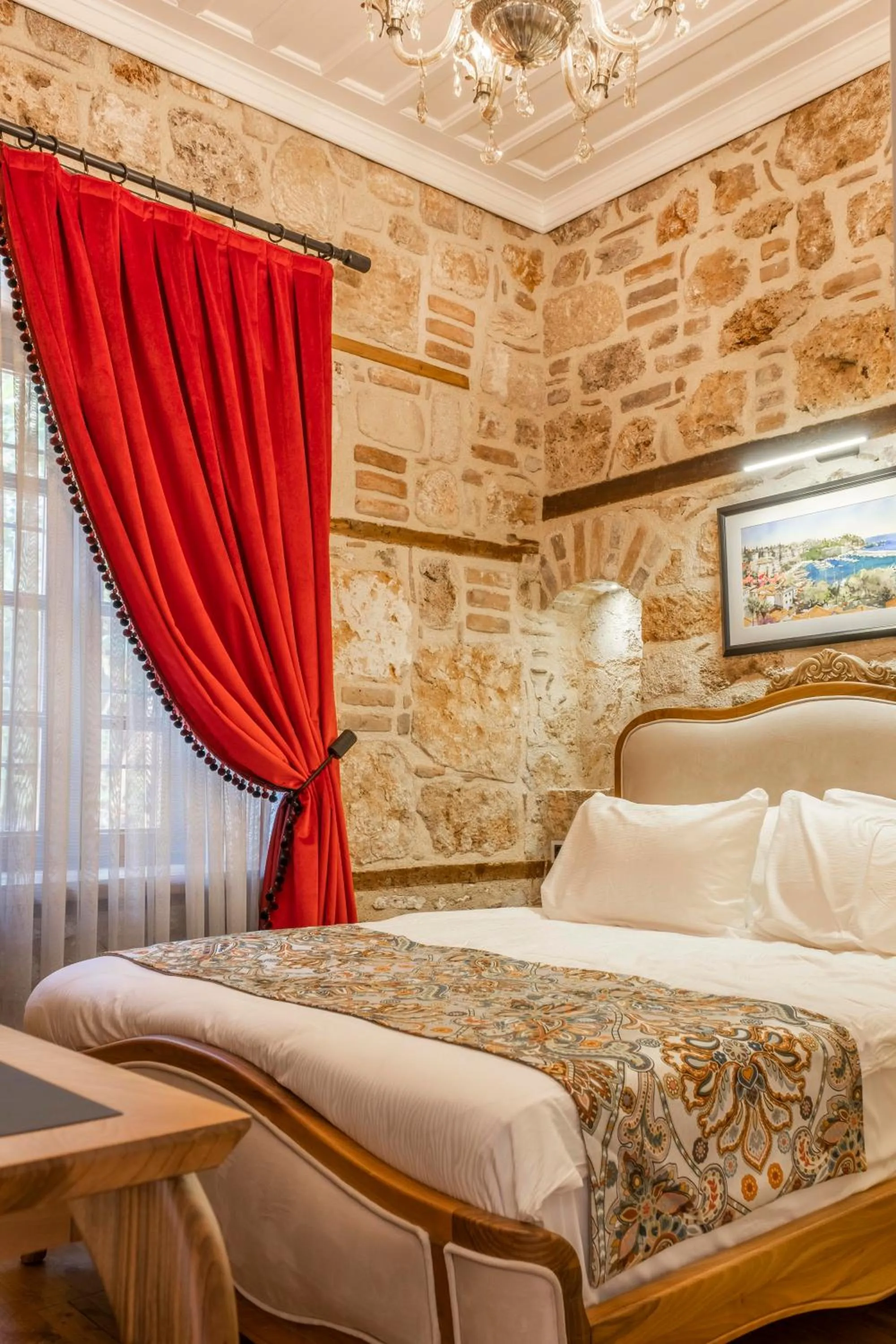 Bed in Hotel Lykia Old Town Antalya