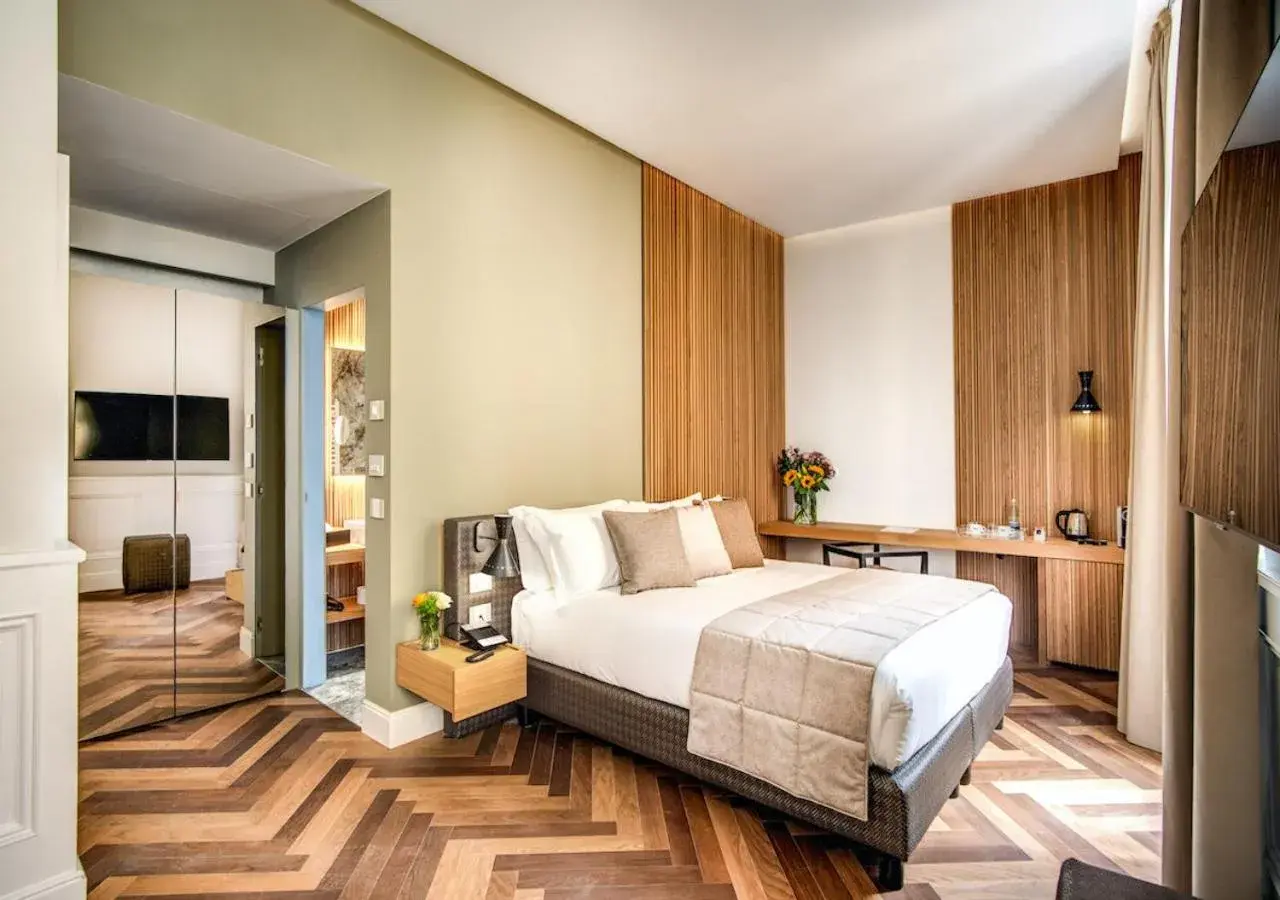 Bedroom, Bed in DBH – Boutique Hotel Lake Como Bedroom, Bed in DBH – Boutique Hotel Lake Como