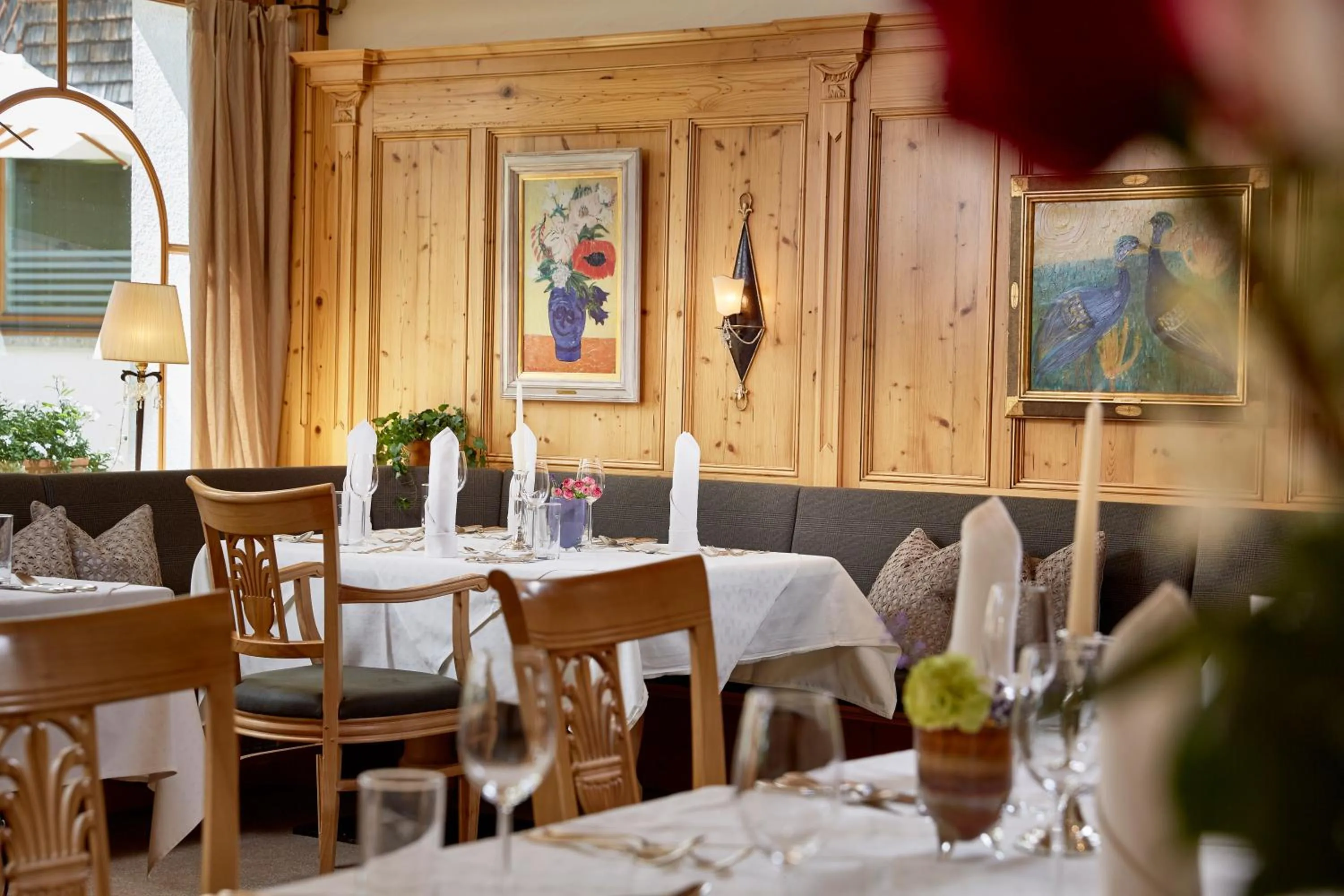 Decorative detail in Hotel Berghof Crystal Spa & Sports