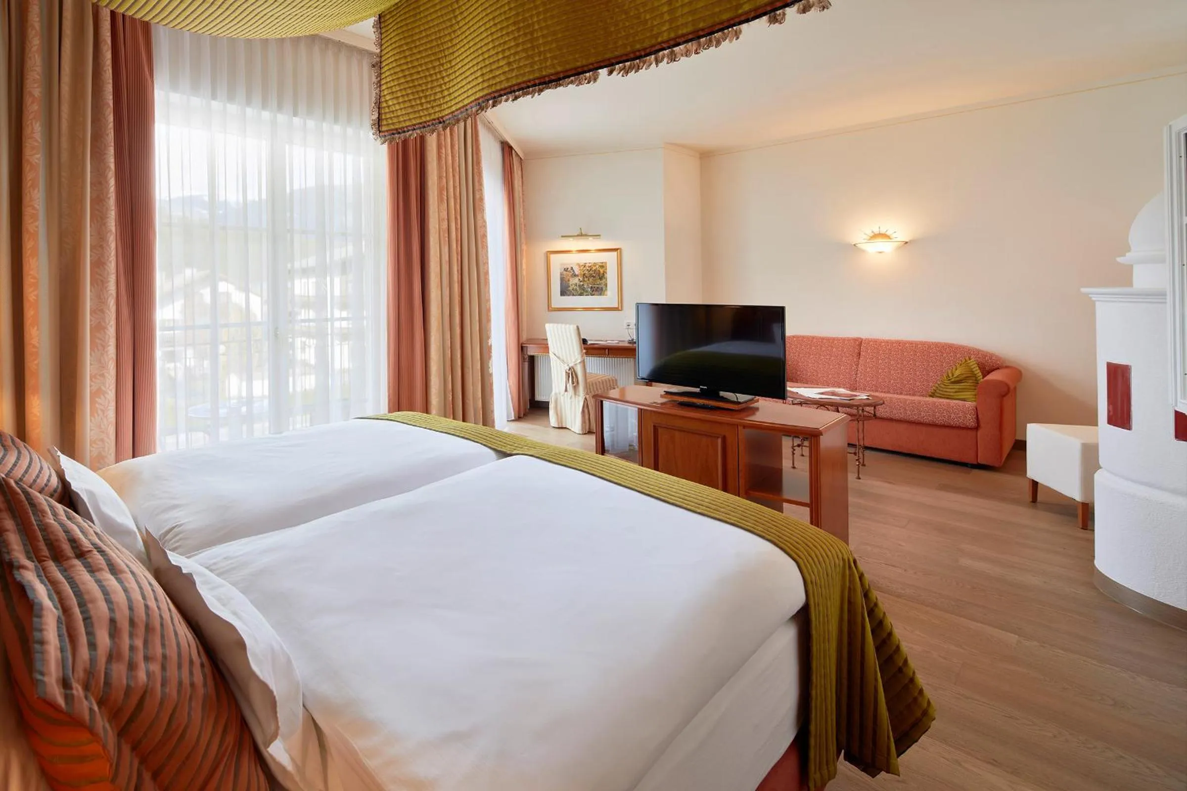 Bed in Hotel Barbarahof 4 stars Superior - Adults Only "soft" from 10 years - Skibus-stop