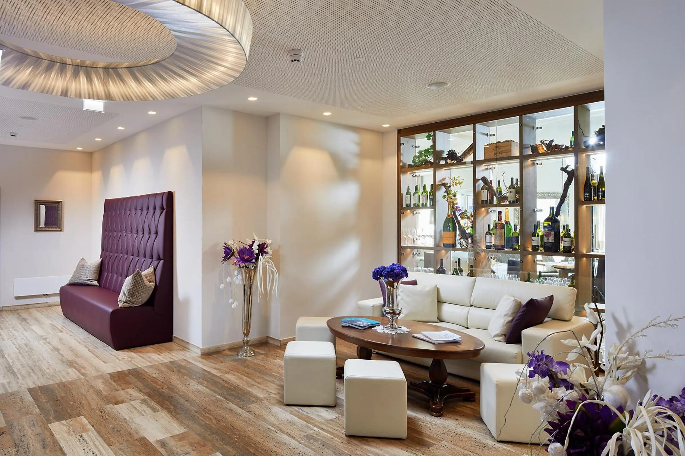 Lobby or reception in Hotel Barbarahof 4 stars Superior - Adults Only "soft" from 10 years - Skibus-stop