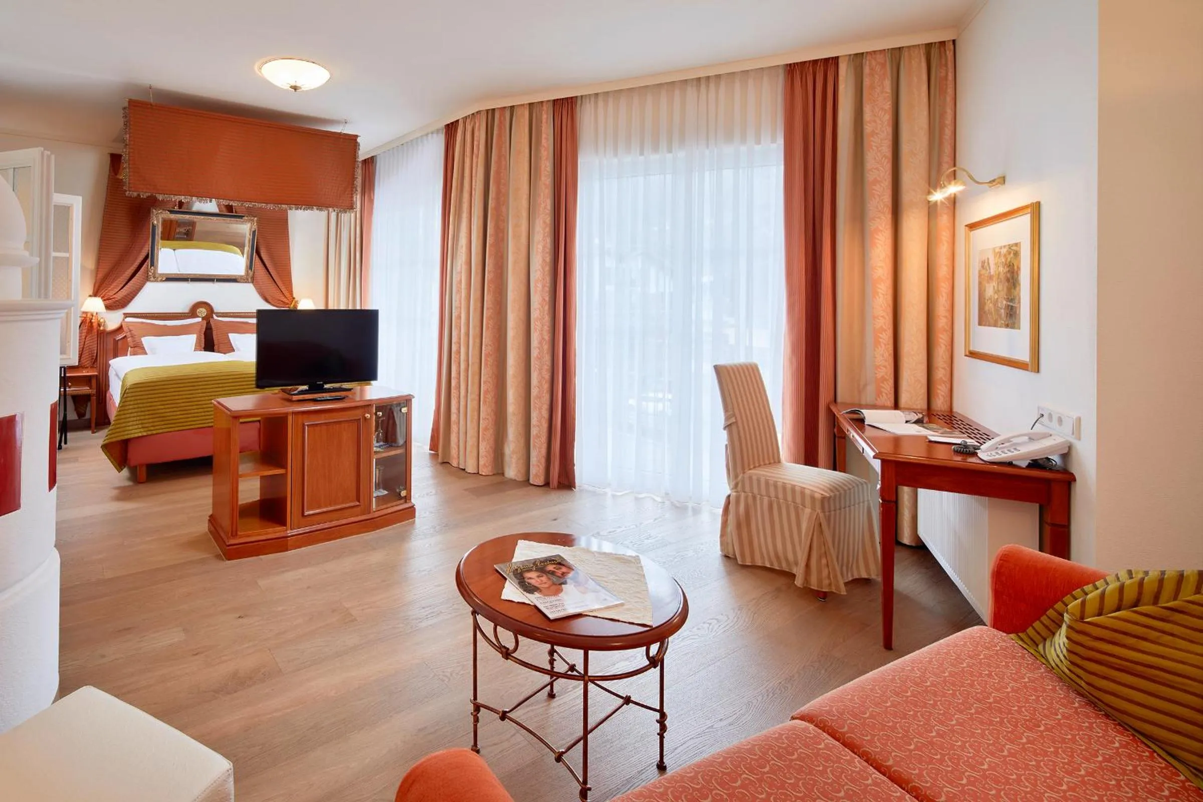 Balcony/Terrace in Hotel Barbarahof 4 stars Superior - Adults Only "soft" from 10 years - Skibus-stop