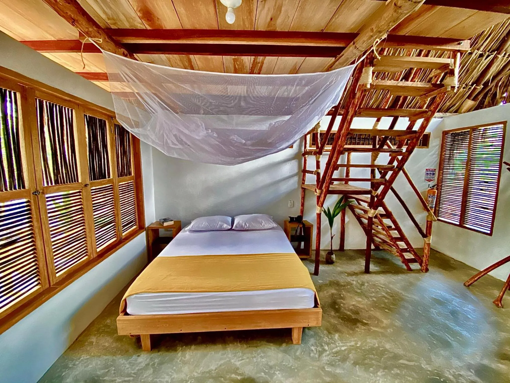 Bed in Isla Fuerte - Wiji Island House