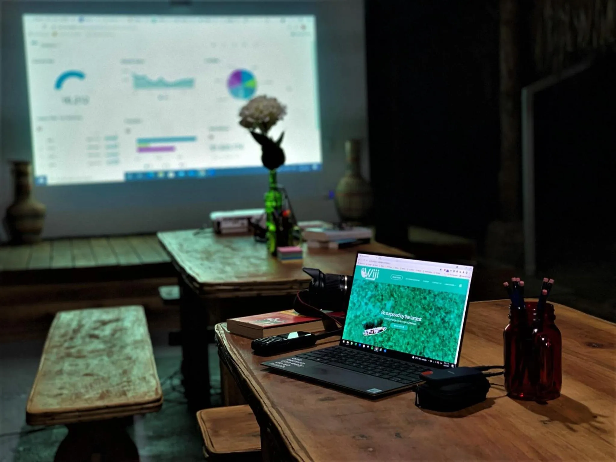 Seating area in Isla Fuerte - Wiji Island House