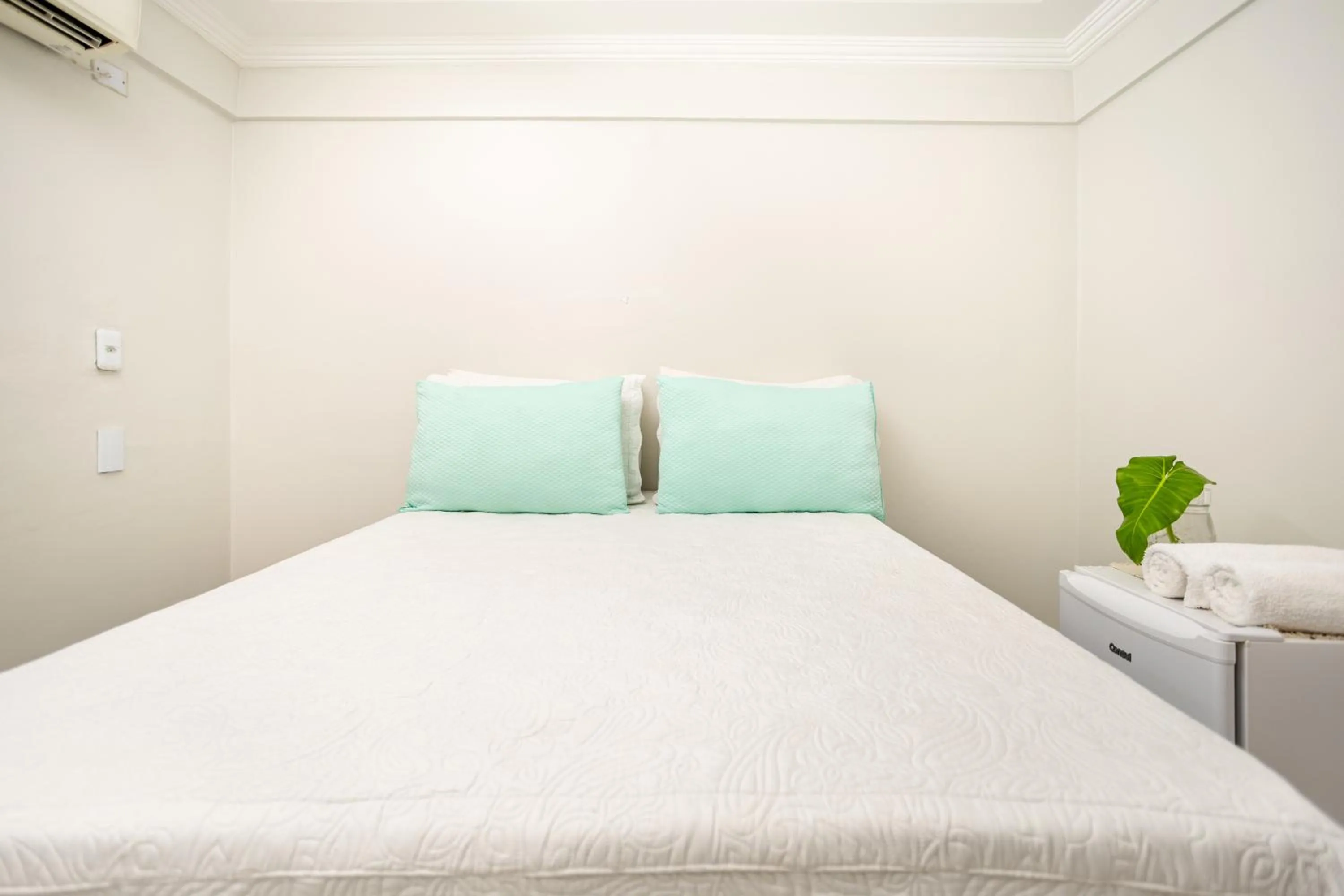 Bed in Pousada Maria do Lampião Jericoacoara- Antigo Jeri Vila Mini