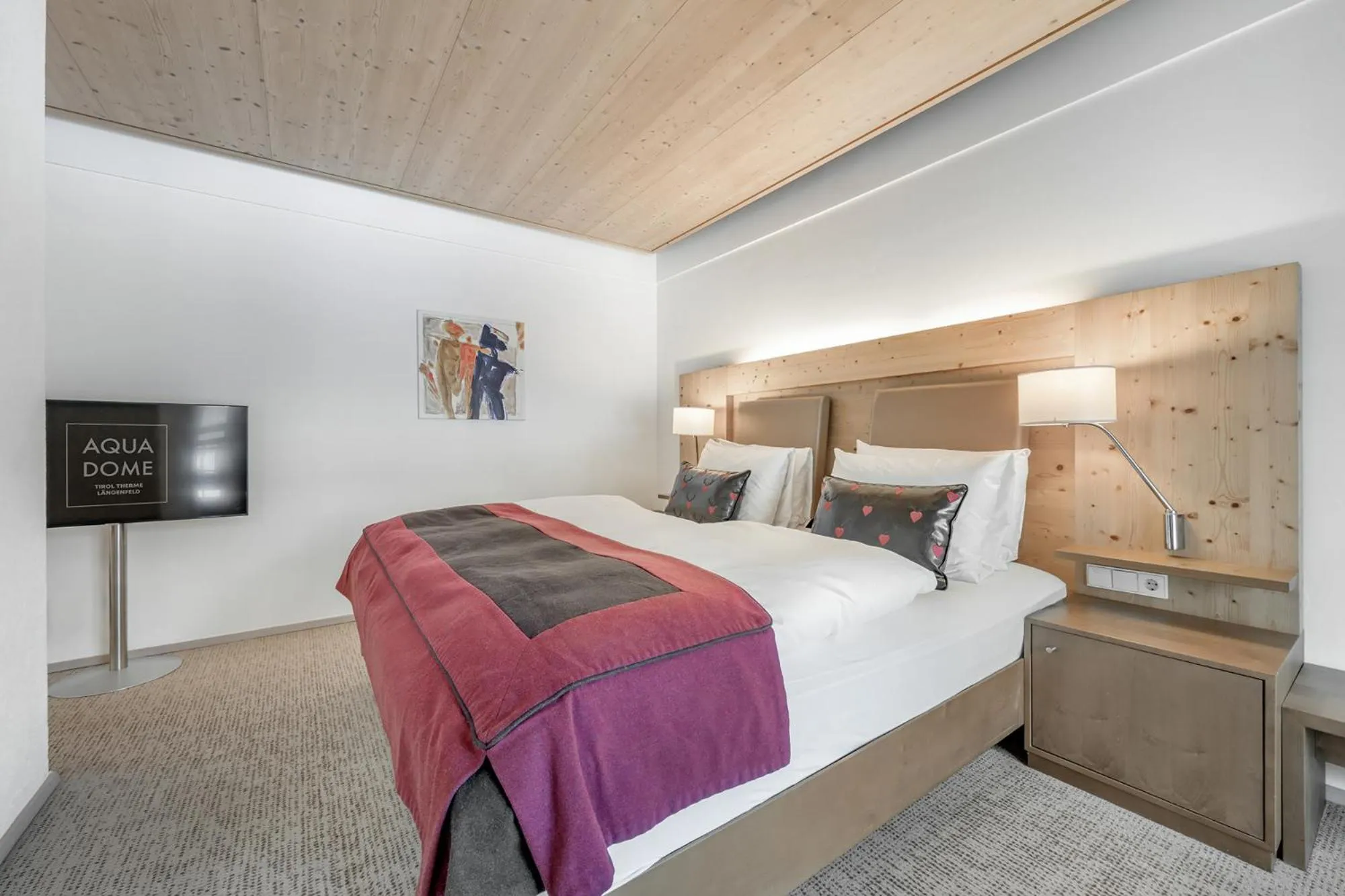 Bed in Aqua Dome 4 Sterne Superior Hotel & Tirol Therme Längenfeld