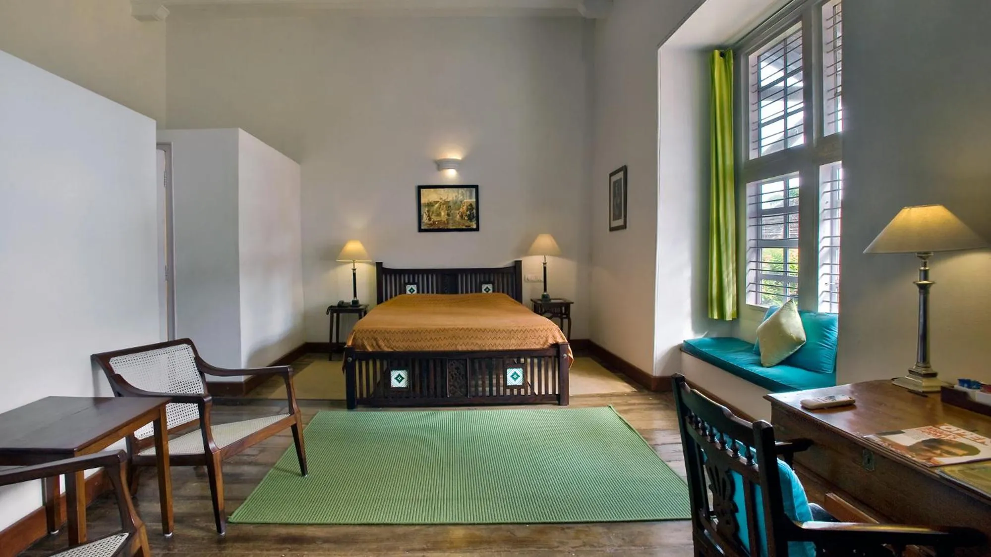 Photo of the whole room, Bed in Neemrana's- Tower House