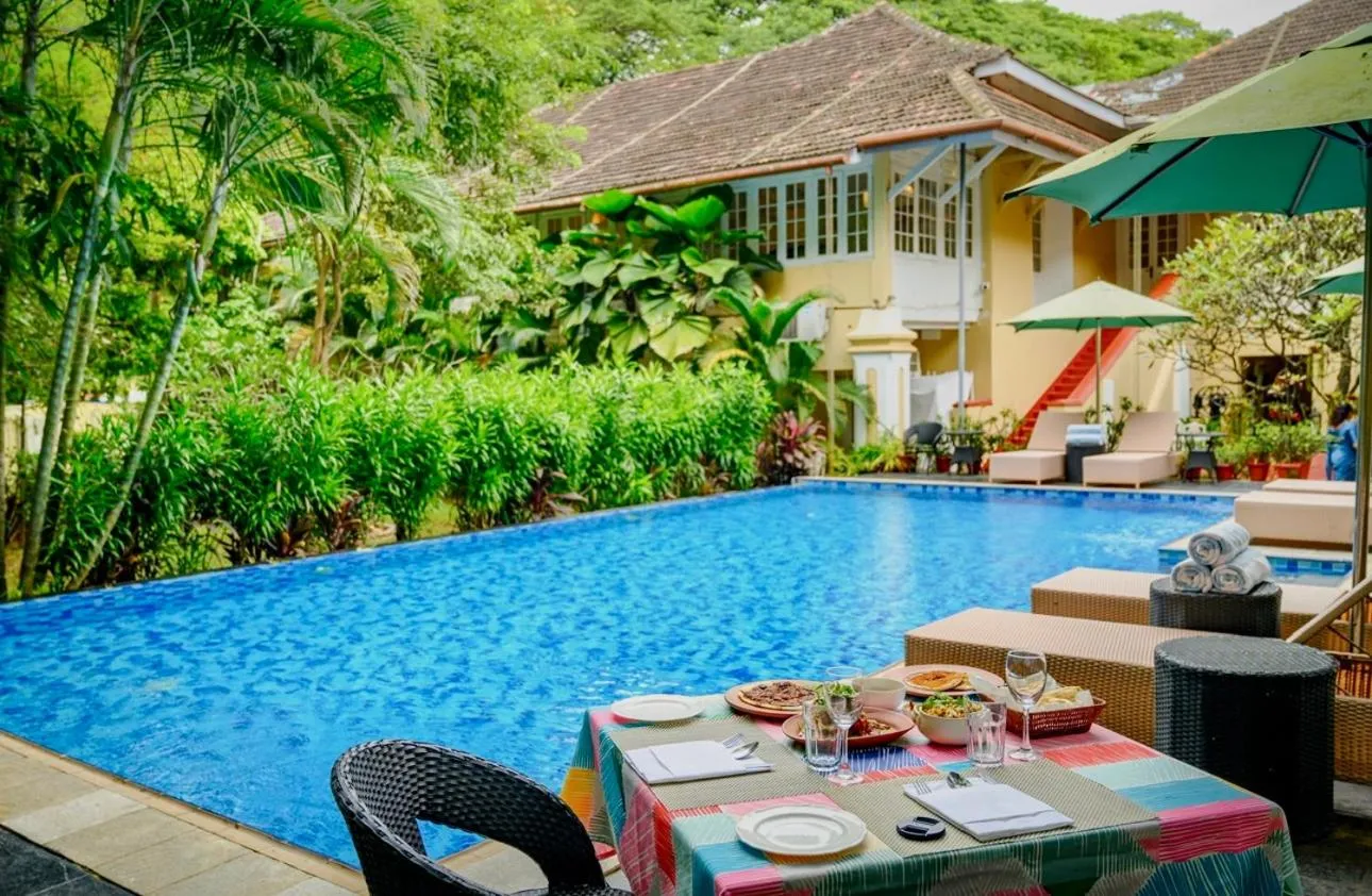 Swimming pool in Neemrana's- Tower House