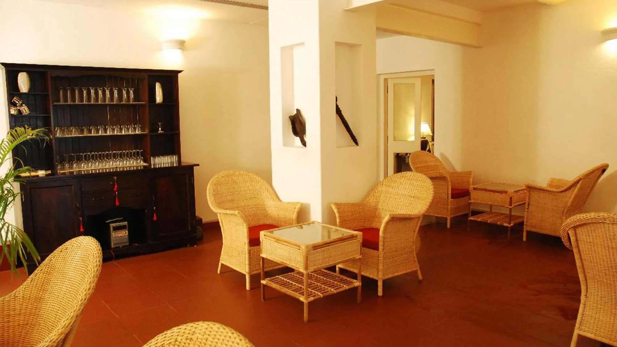 Dining area in Neemrana's- Tower House