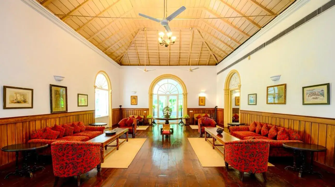 Lobby or reception in Neemrana's- Tower House Lobby or reception in Neemrana's- Tower House