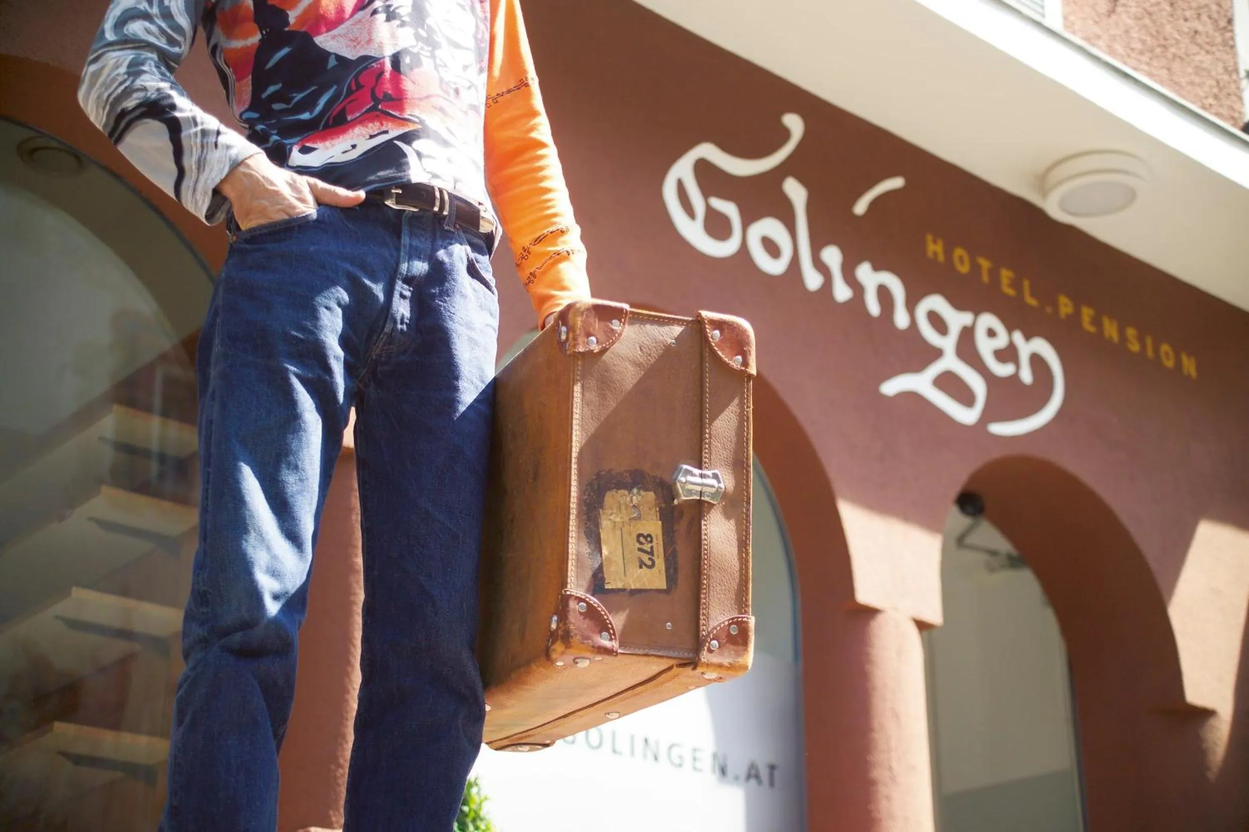 Facade/entrance in Hotel.Pension.Golingen