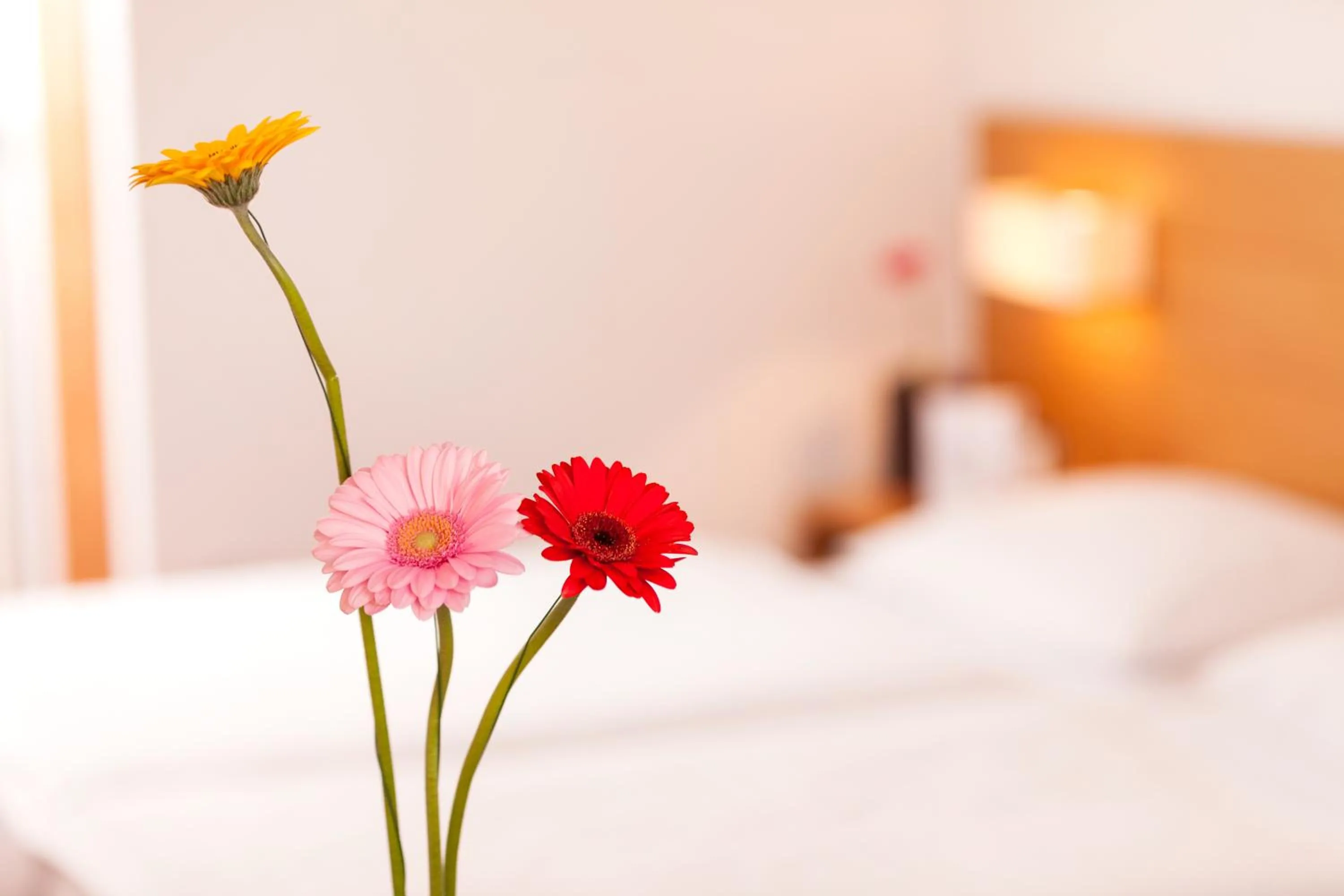 Decorative detail, Bed in Hotel.Pension.Golingen
