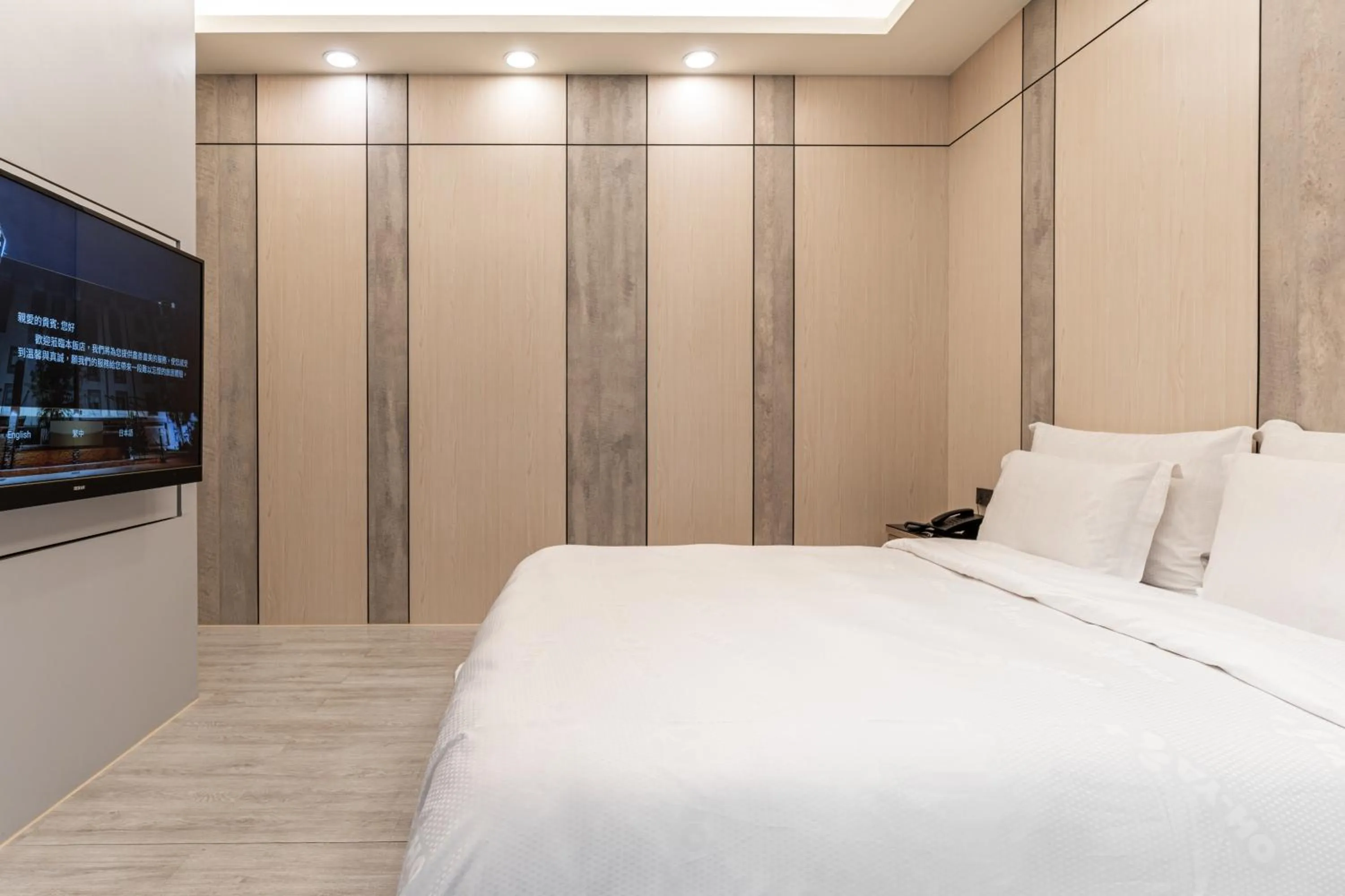 Bed in OHYA Chain Boutique Motel-Yongkang