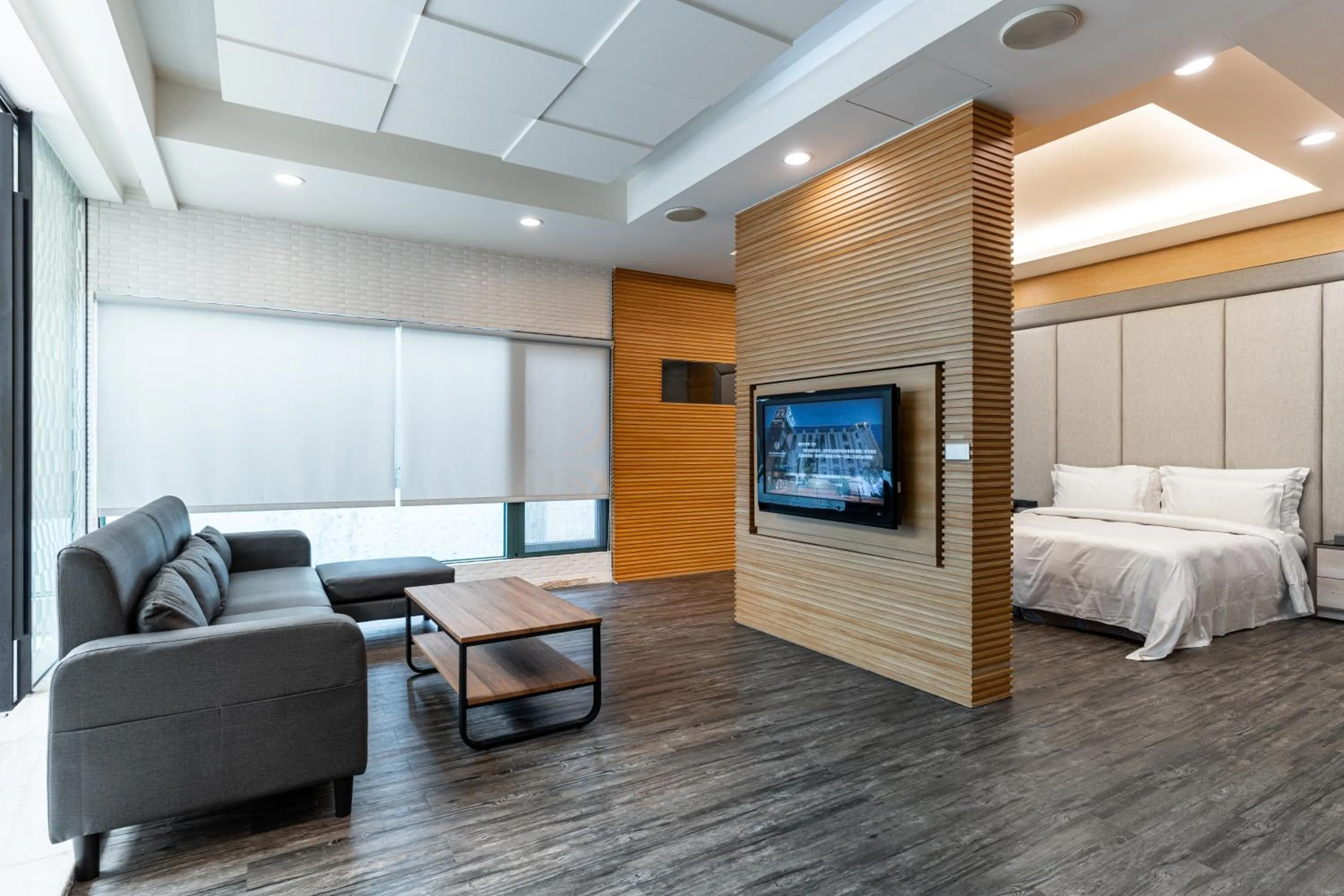 Bed in OHYA Chain Boutique Motel-Yongkang