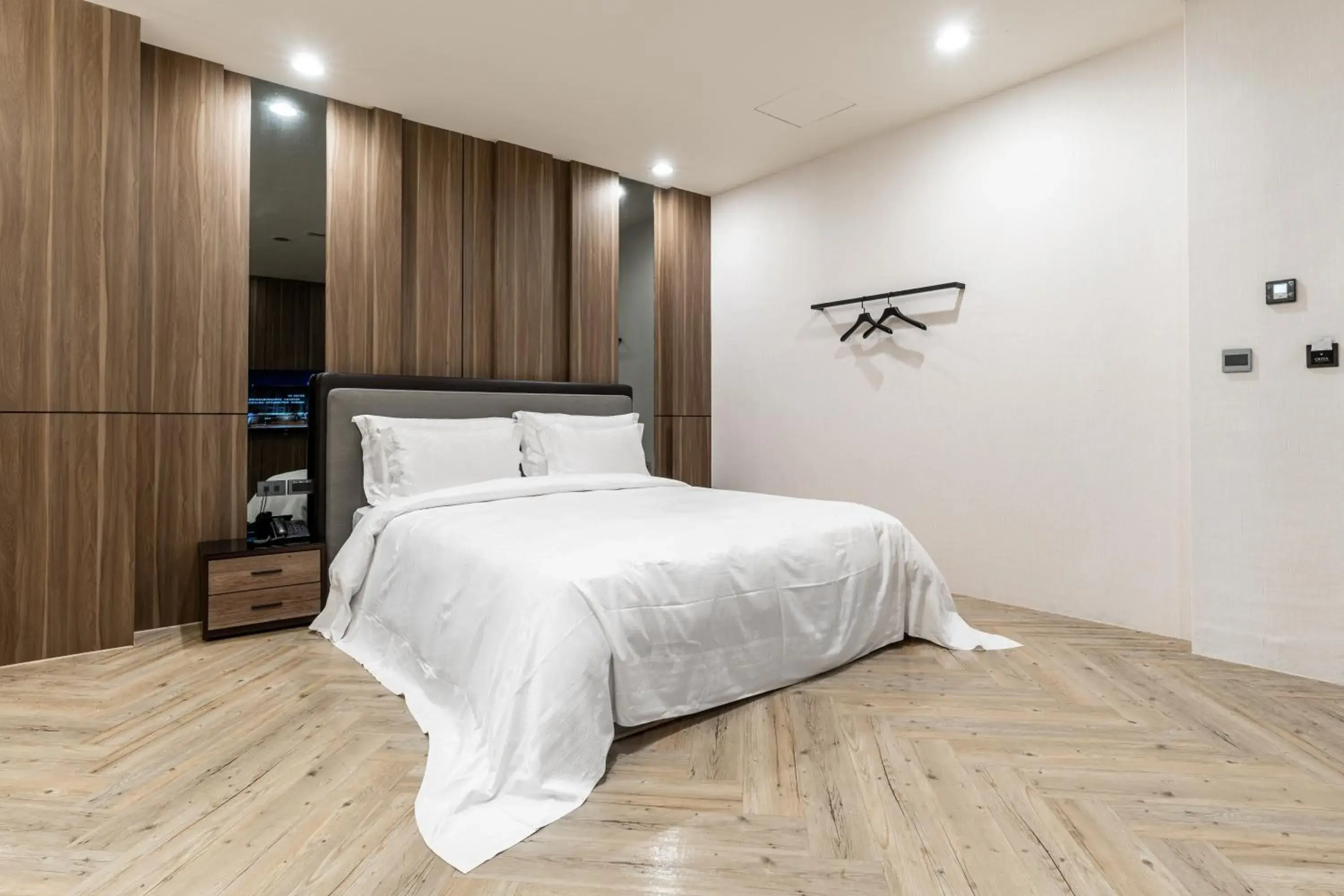 Bed in OHYA Chain Boutique Motel-Yongkang Bed in OHYA Chain Boutique Motel-Yongkang
