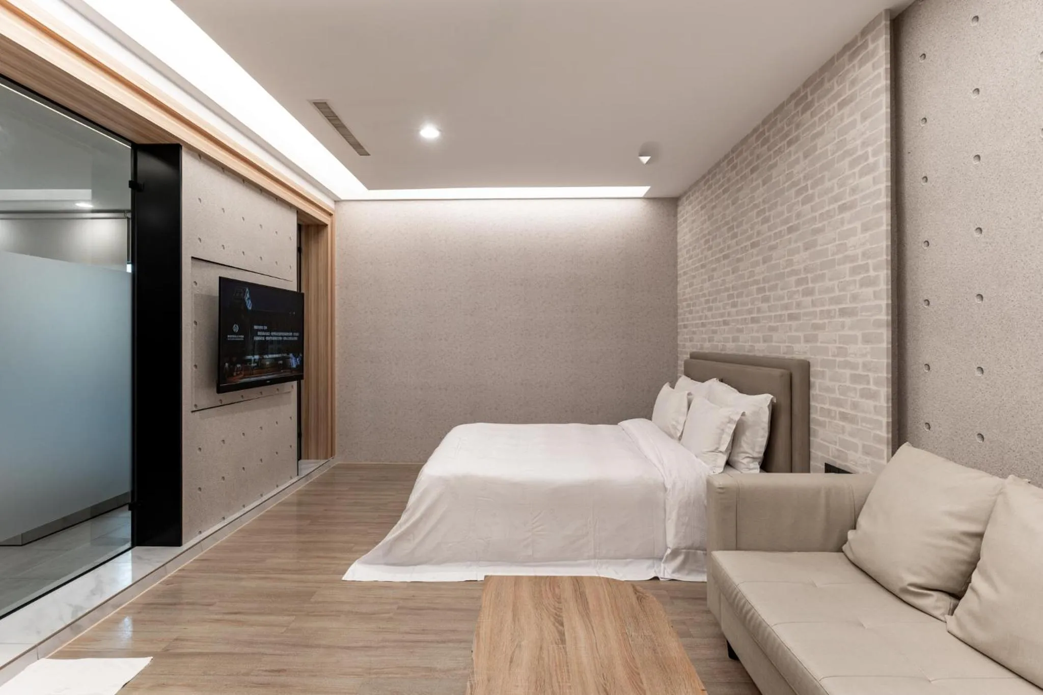 Bed in OHYA Chain Boutique Motel-Yongkang