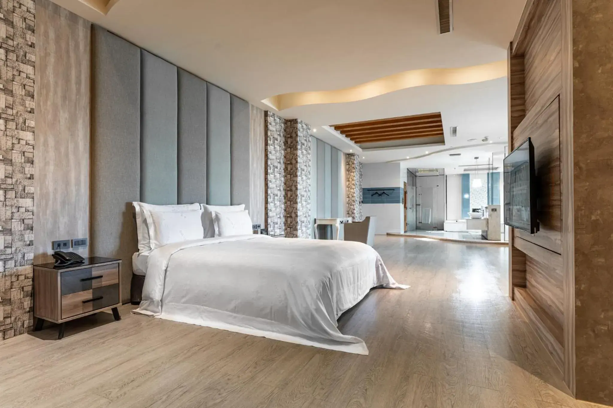 Bed in OHYA Chain Boutique Motel-Yongkang Bed in OHYA Chain Boutique Motel-Yongkang