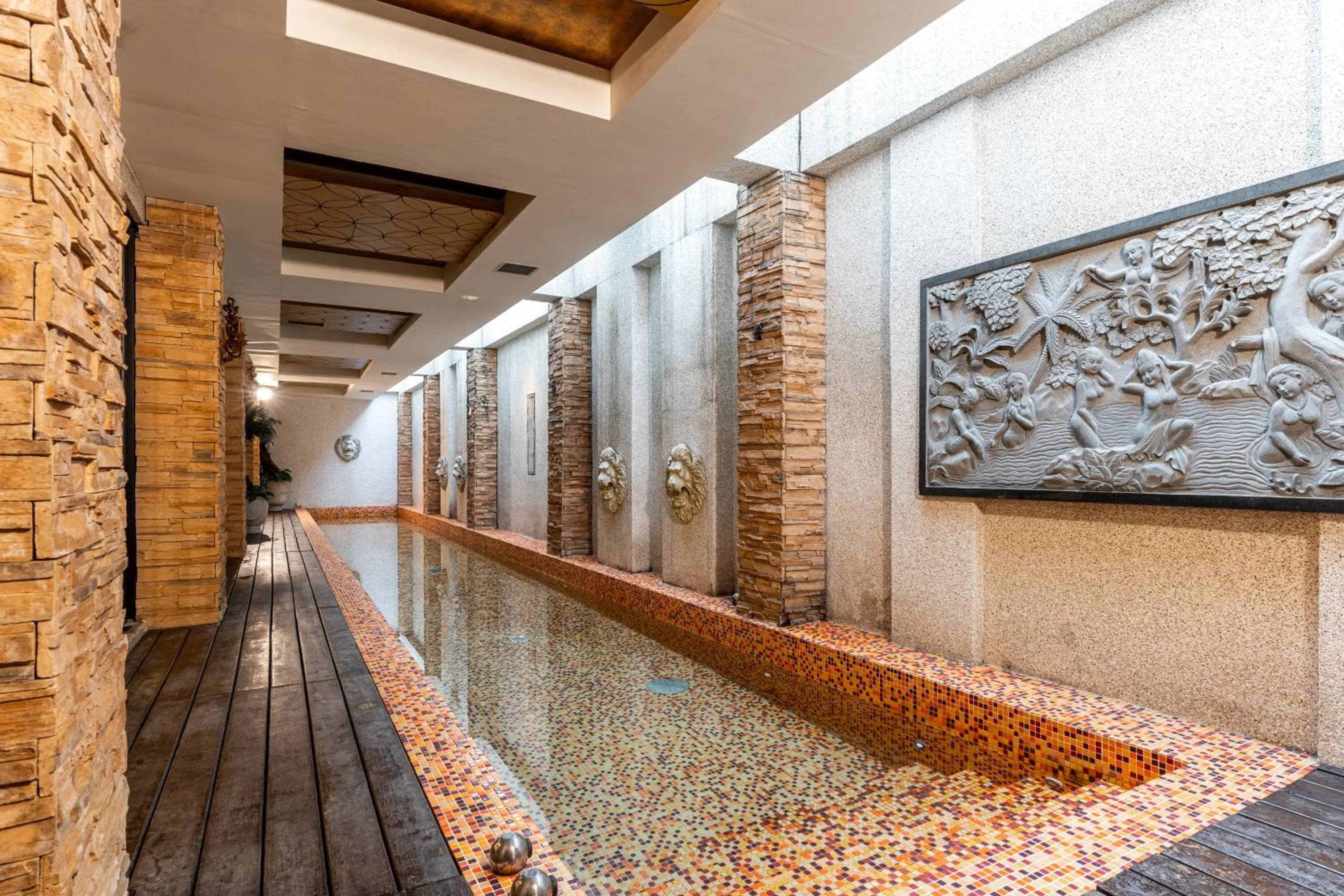 Pool view in OHYA Chain Boutique Motel-Yongkang