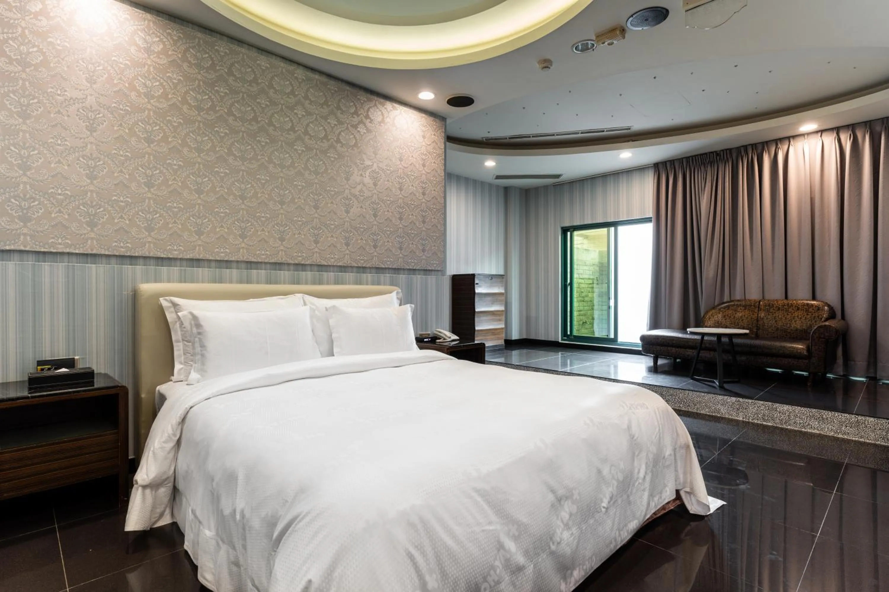 Bed in OHYA Chain Boutique Motel-Xinying