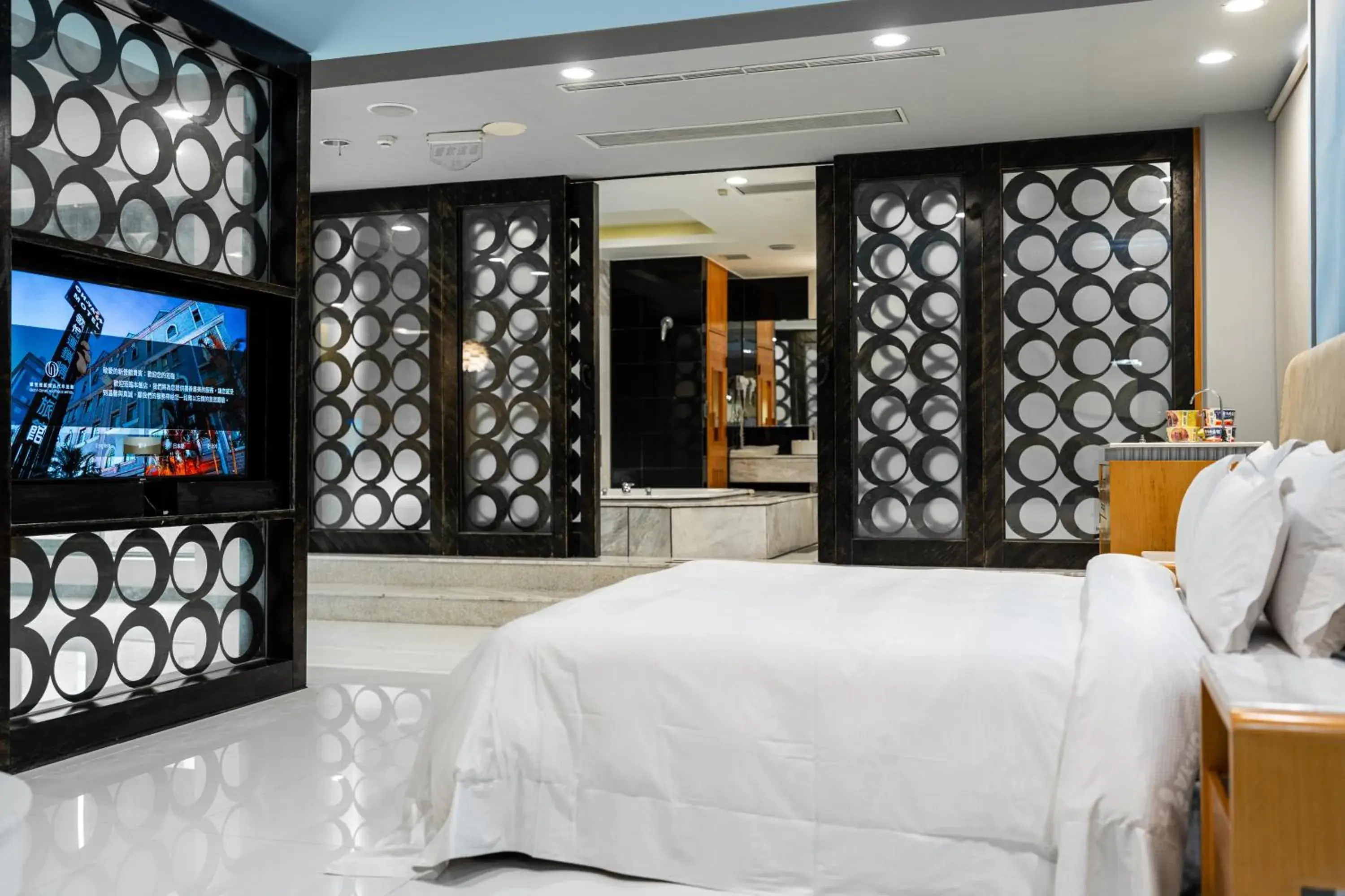 Deluxe Quadruple Room in OHYA Chain Boutique Motel-Xinying Deluxe Quadruple Room in OHYA Chain Boutique Motel-Xinying