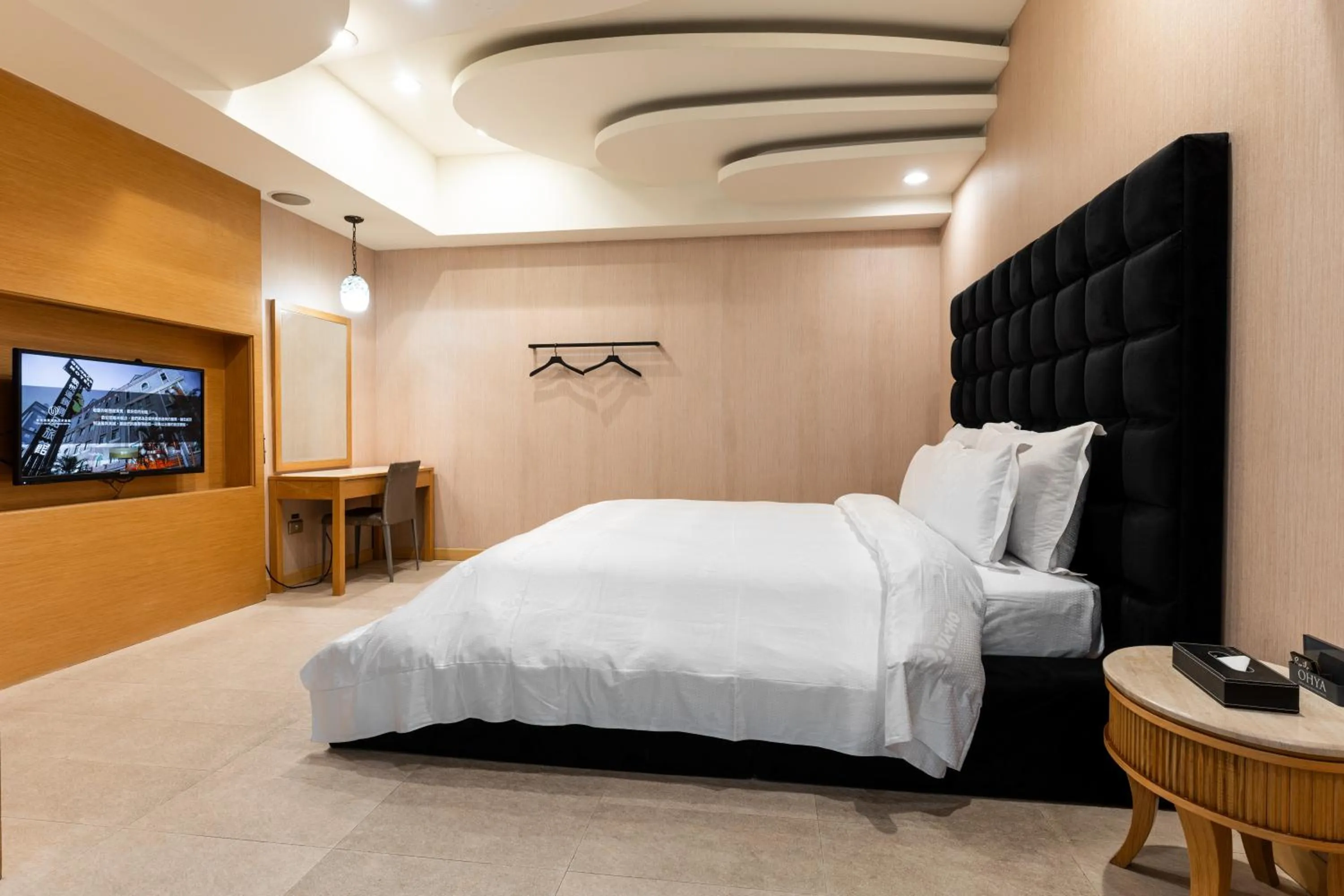 Bed in OHYA Chain Boutique Motel-Xinying