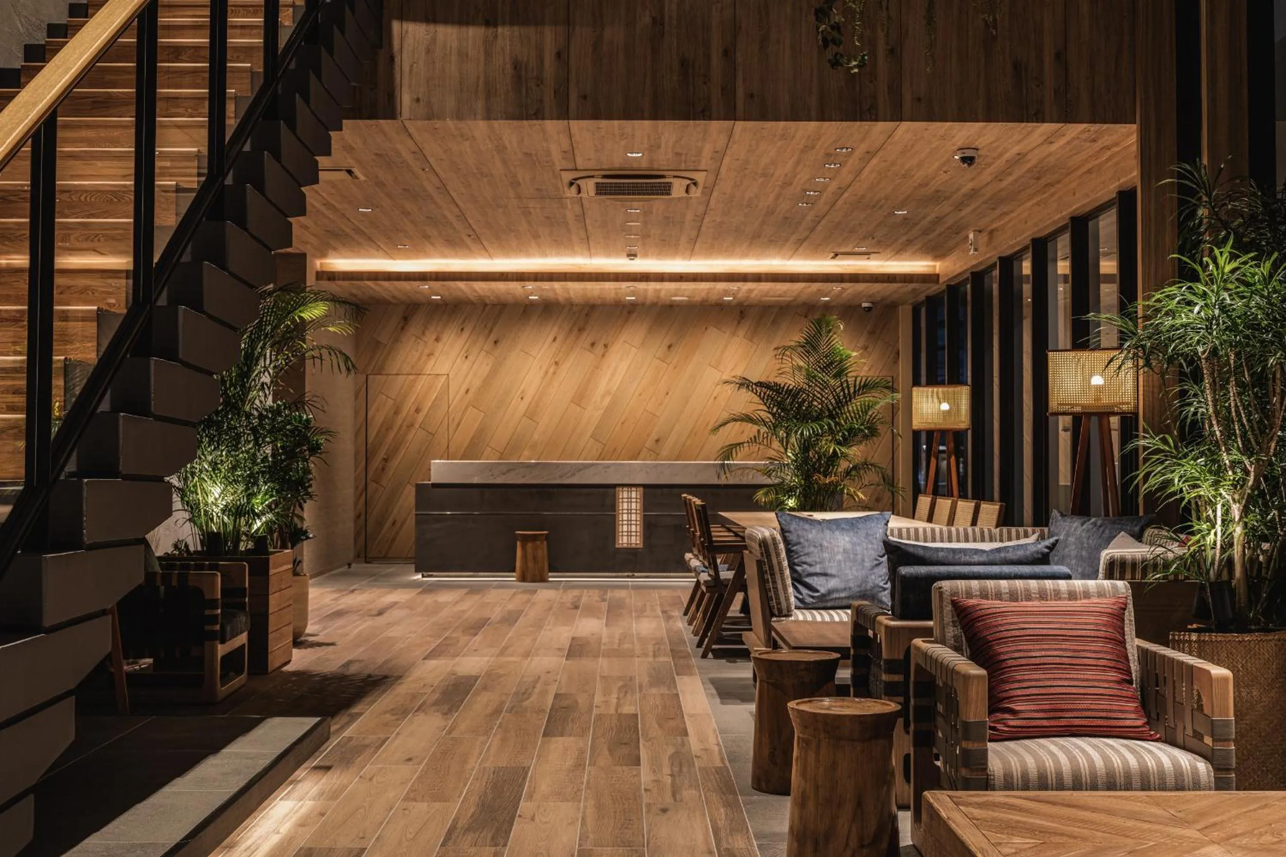 Lobby or reception in Nest Hotel Naha Kumoji