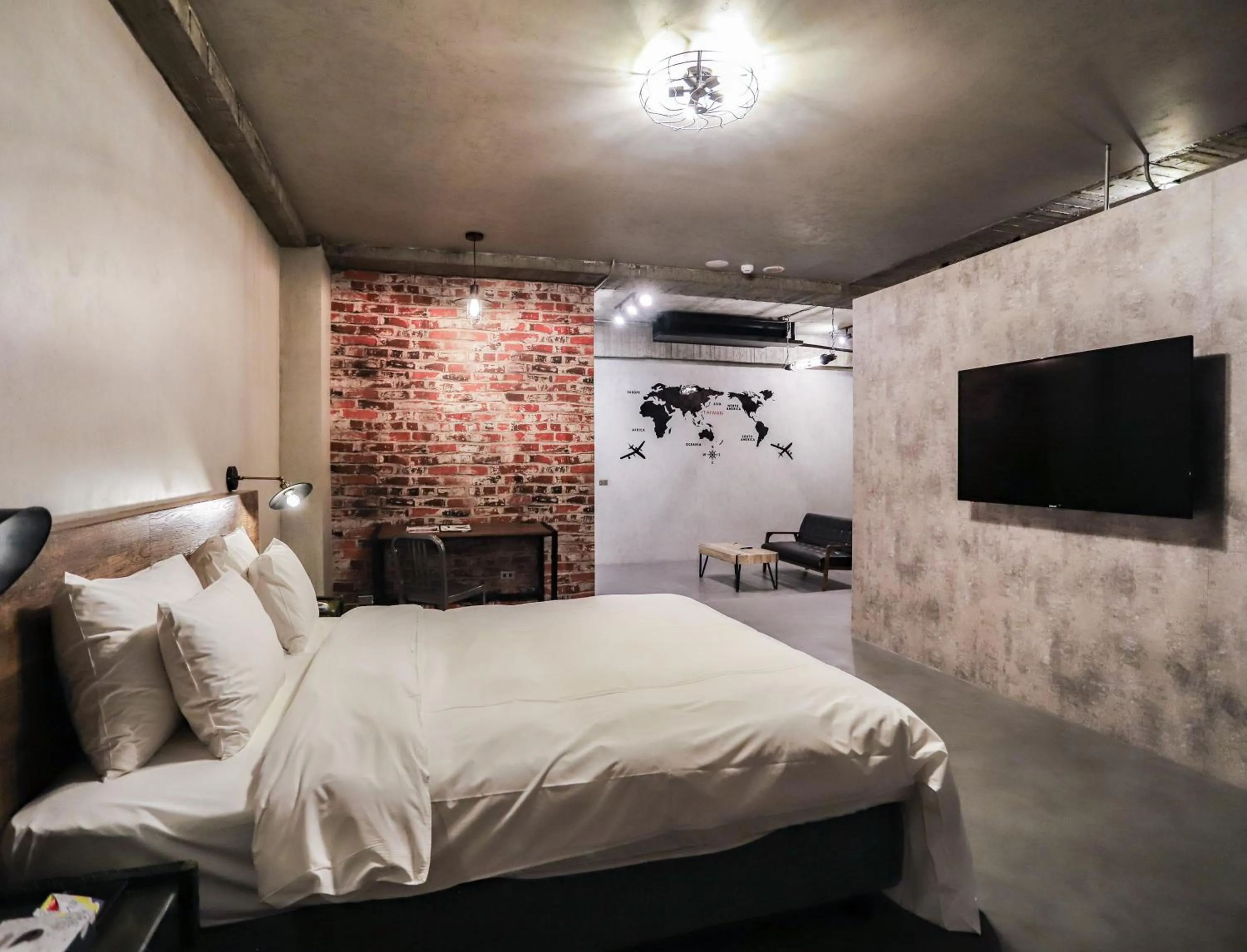 Bed in All-Ur Boutique Motel-Chang Hua Branch