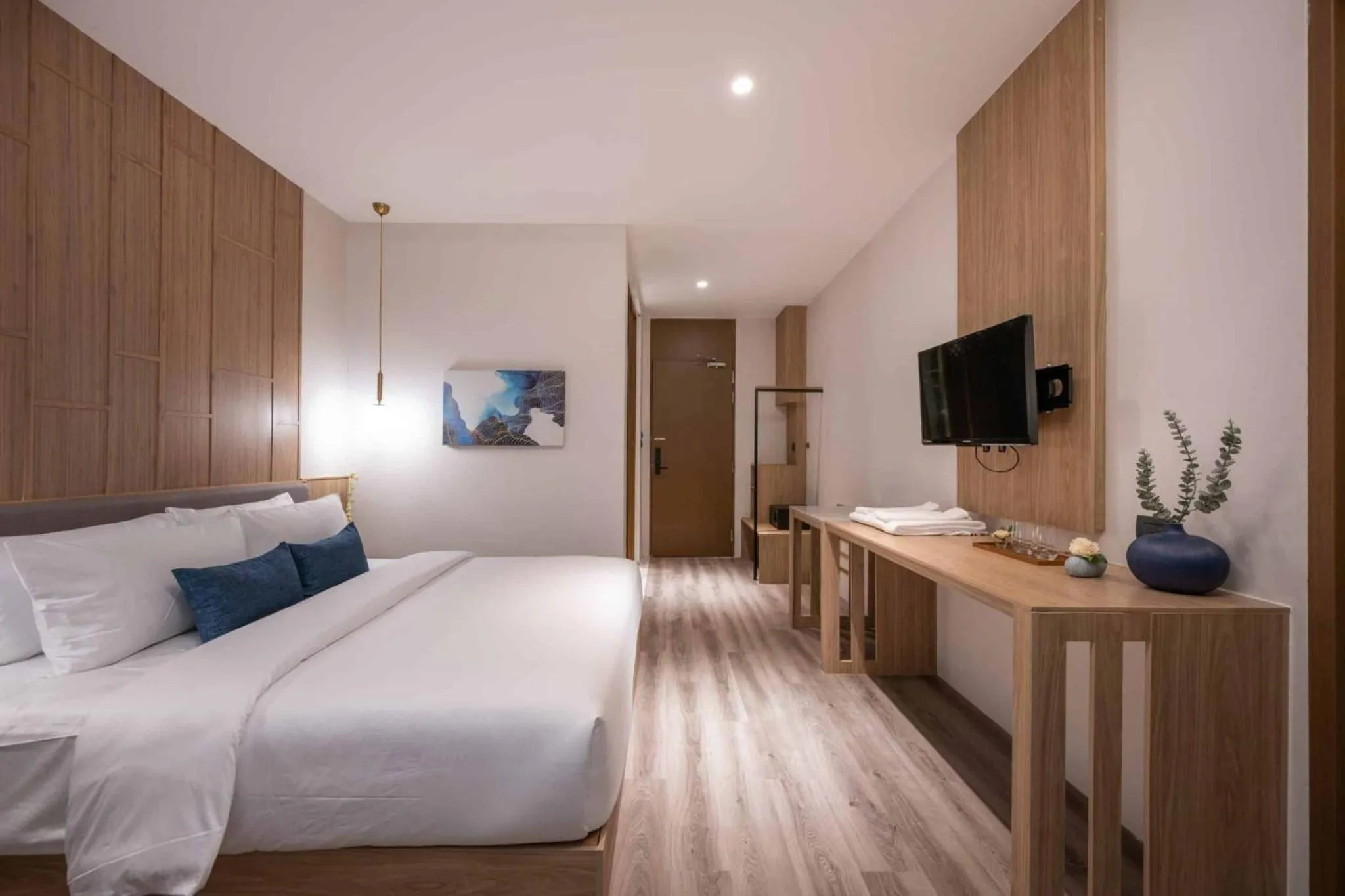 Bed in SHAN Villas Sukhumvit ฌานวิลล่า สุขุมวิท