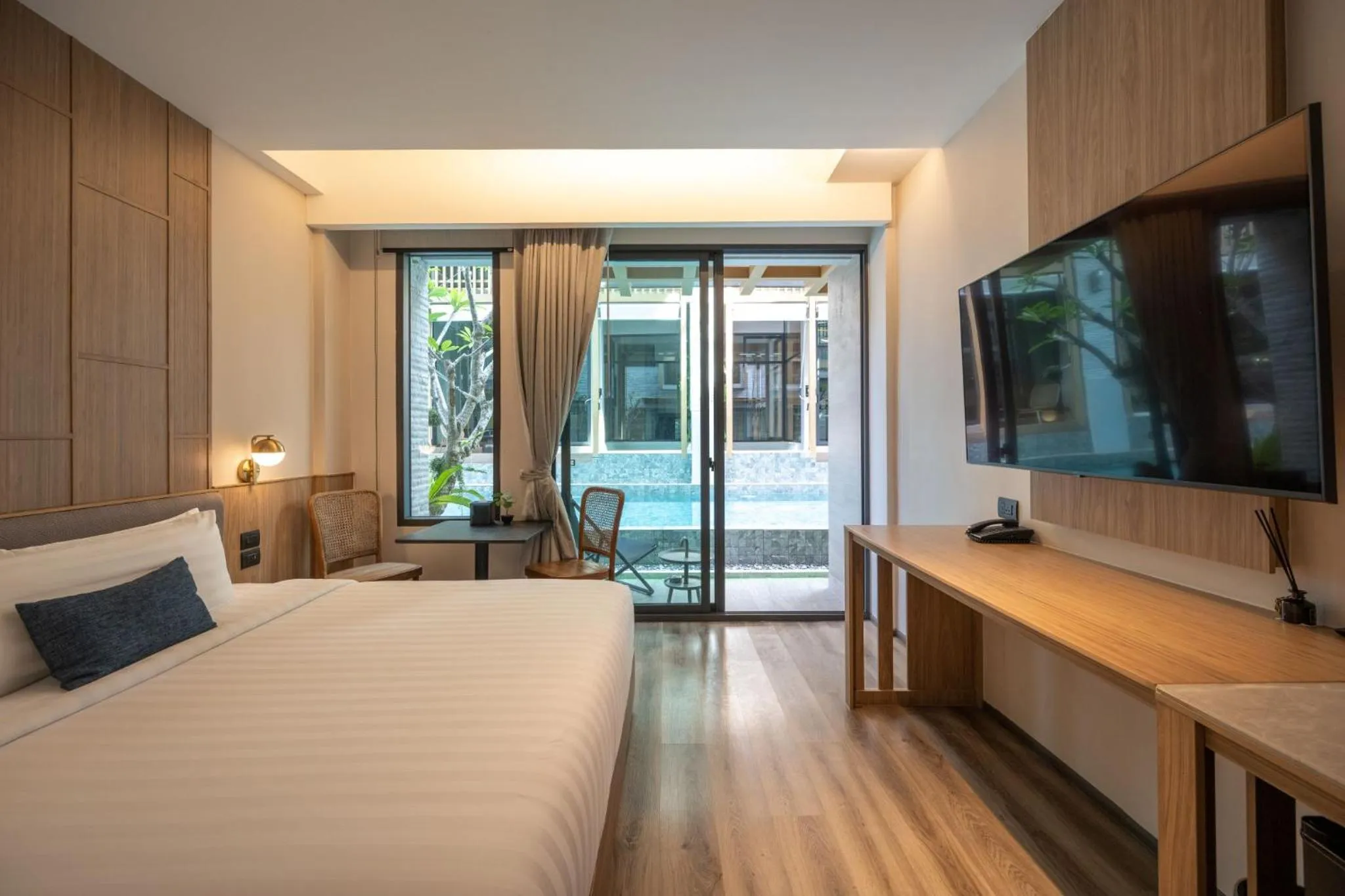 Bed in SHAN Villas Sukhumvit ฌานวิลล่า สุขุมวิท