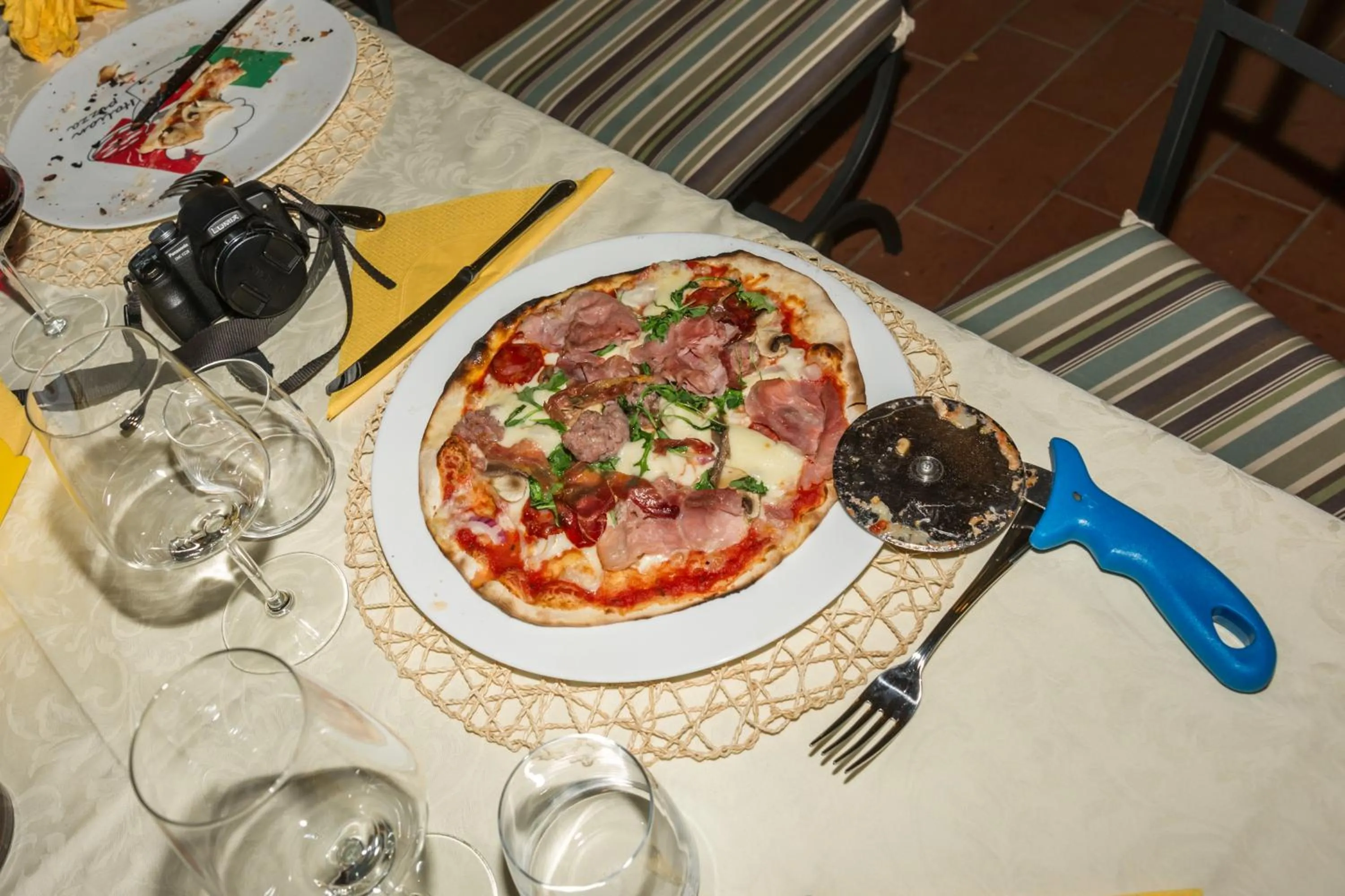 Food close-up in Villa Colombai
