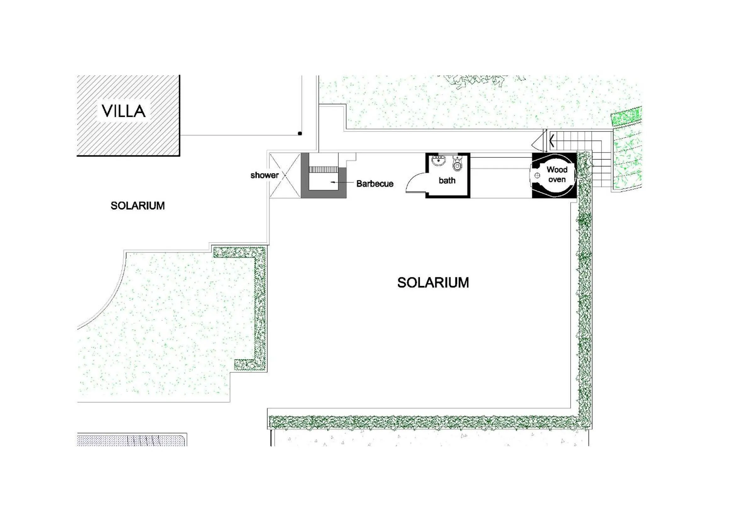 BBQ facilities in Villa Colombai