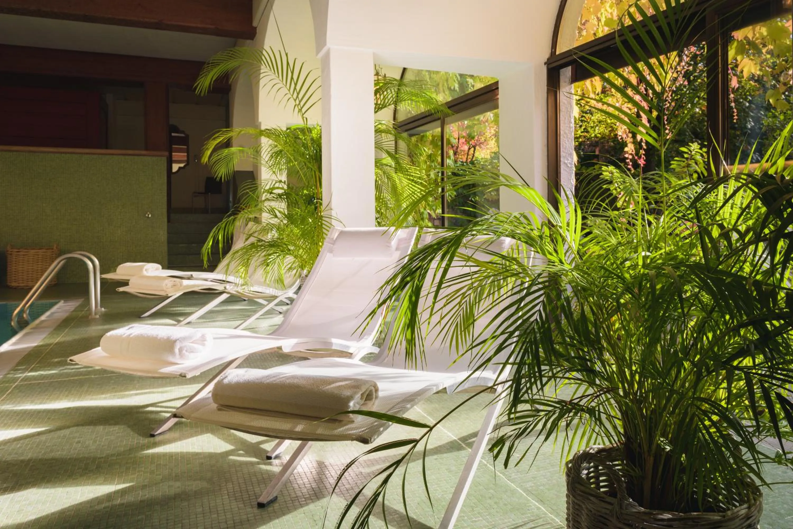 Pool view in Hotel Gasthof Brandstätter