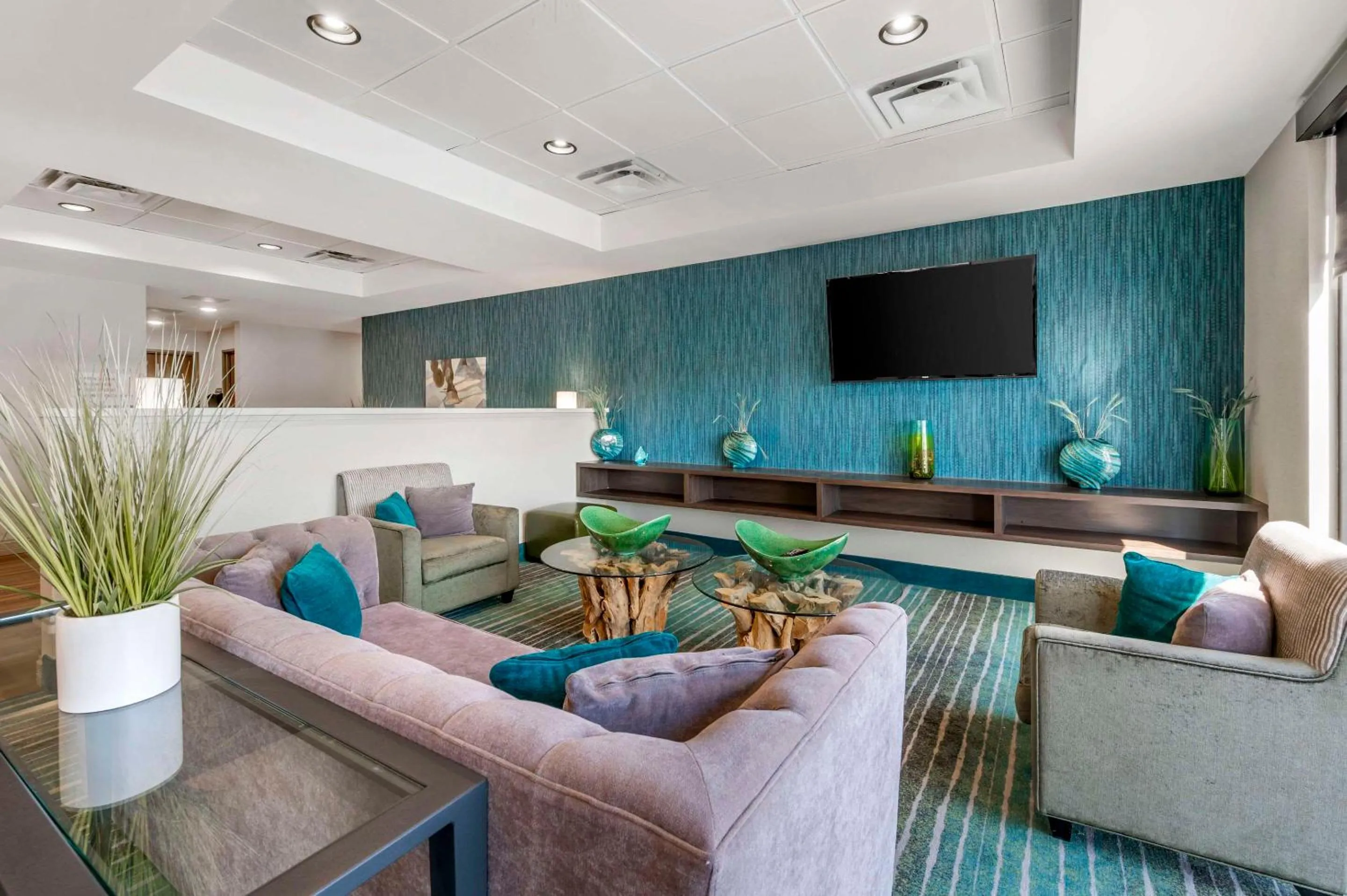 Lobby or reception in Comfort Inn & Suites Clarksville - Louisville North