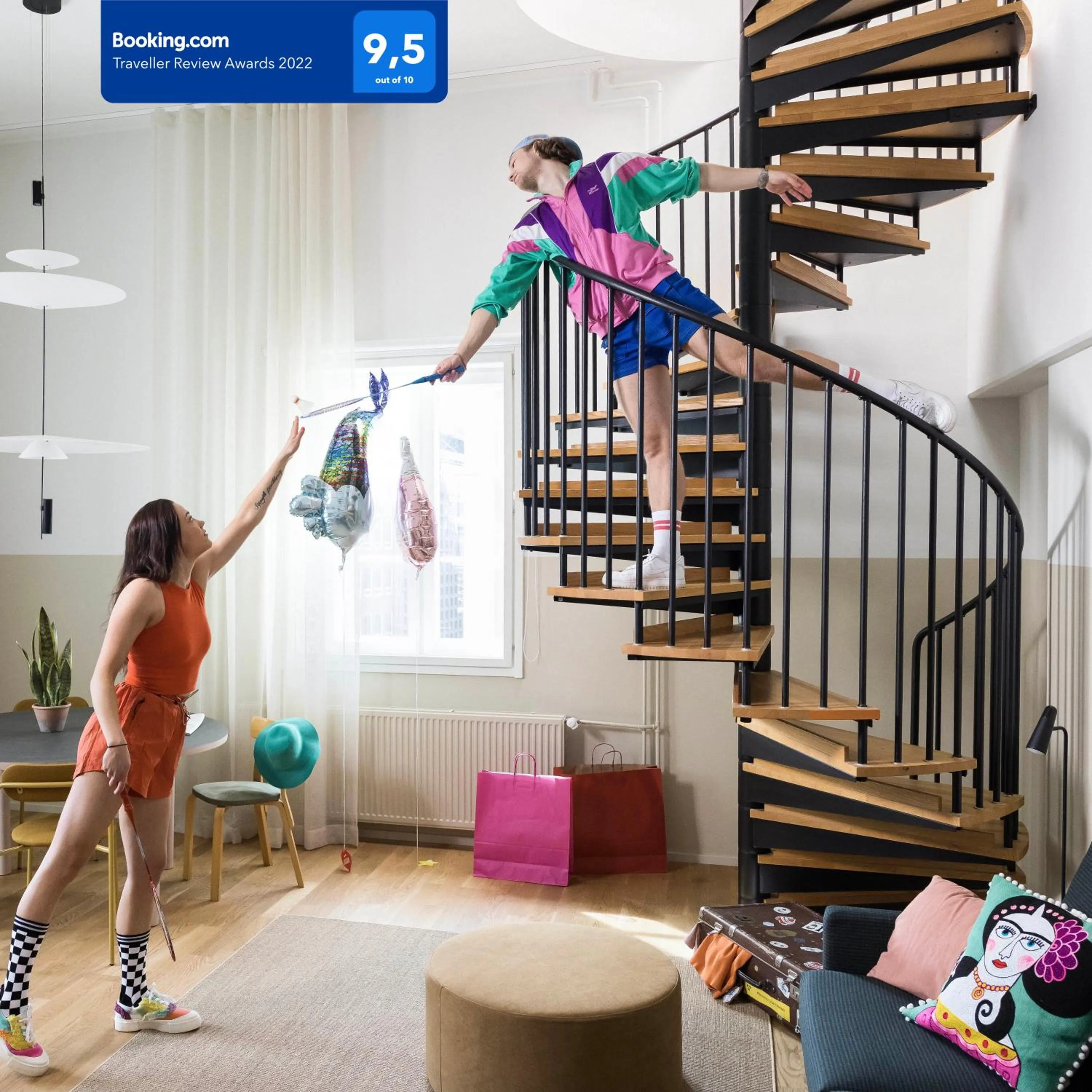 Living room in Bob W Helsinki City Centre