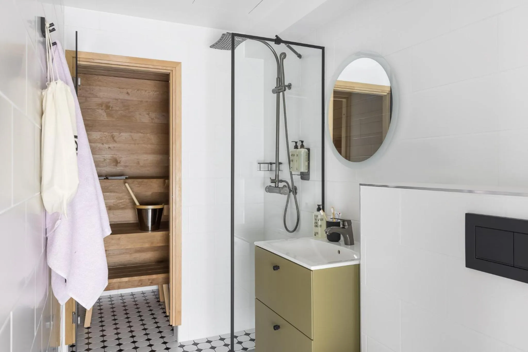 Bathroom in Bob W Helsinki City Centre