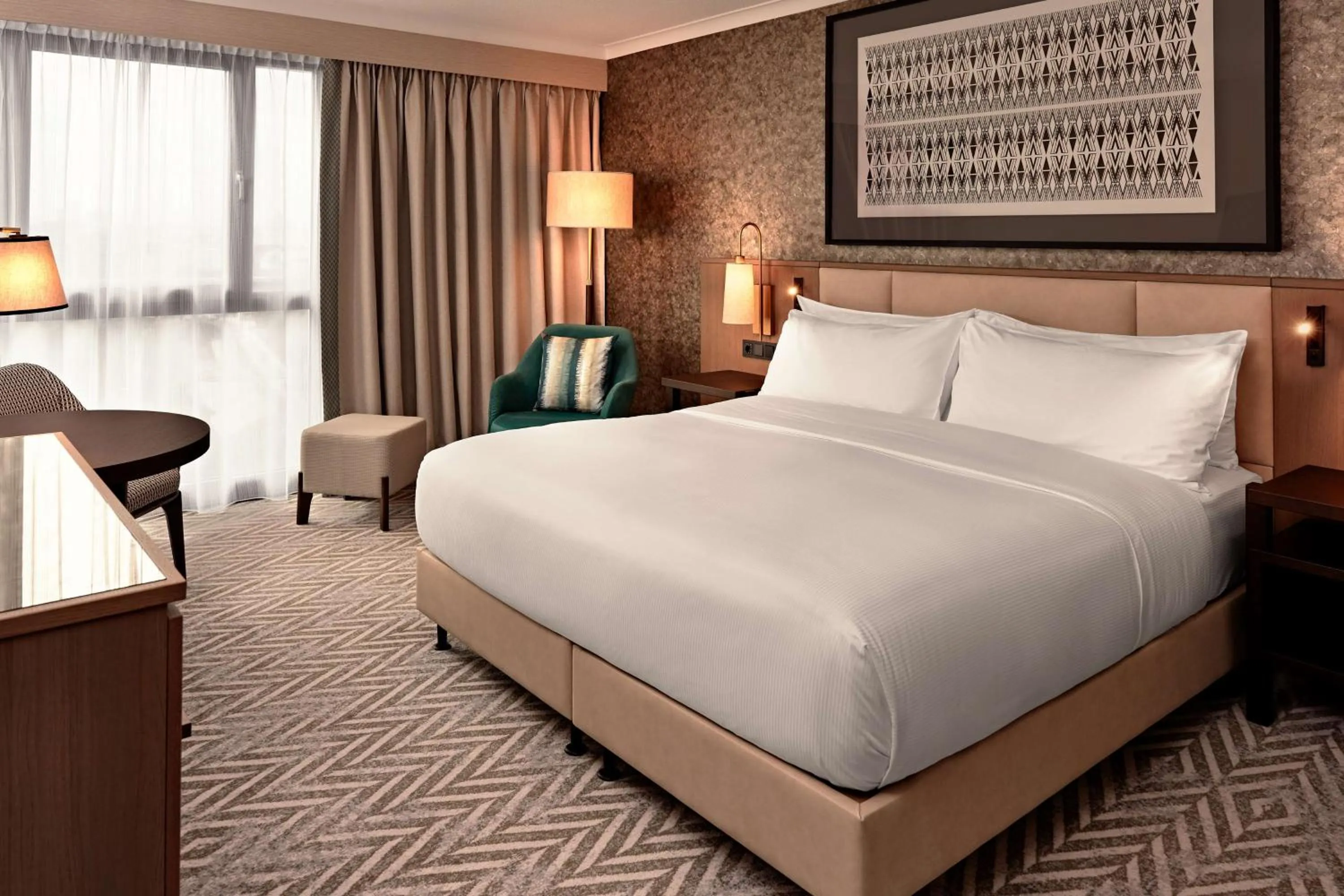 Bed in Hilton Vienna Park