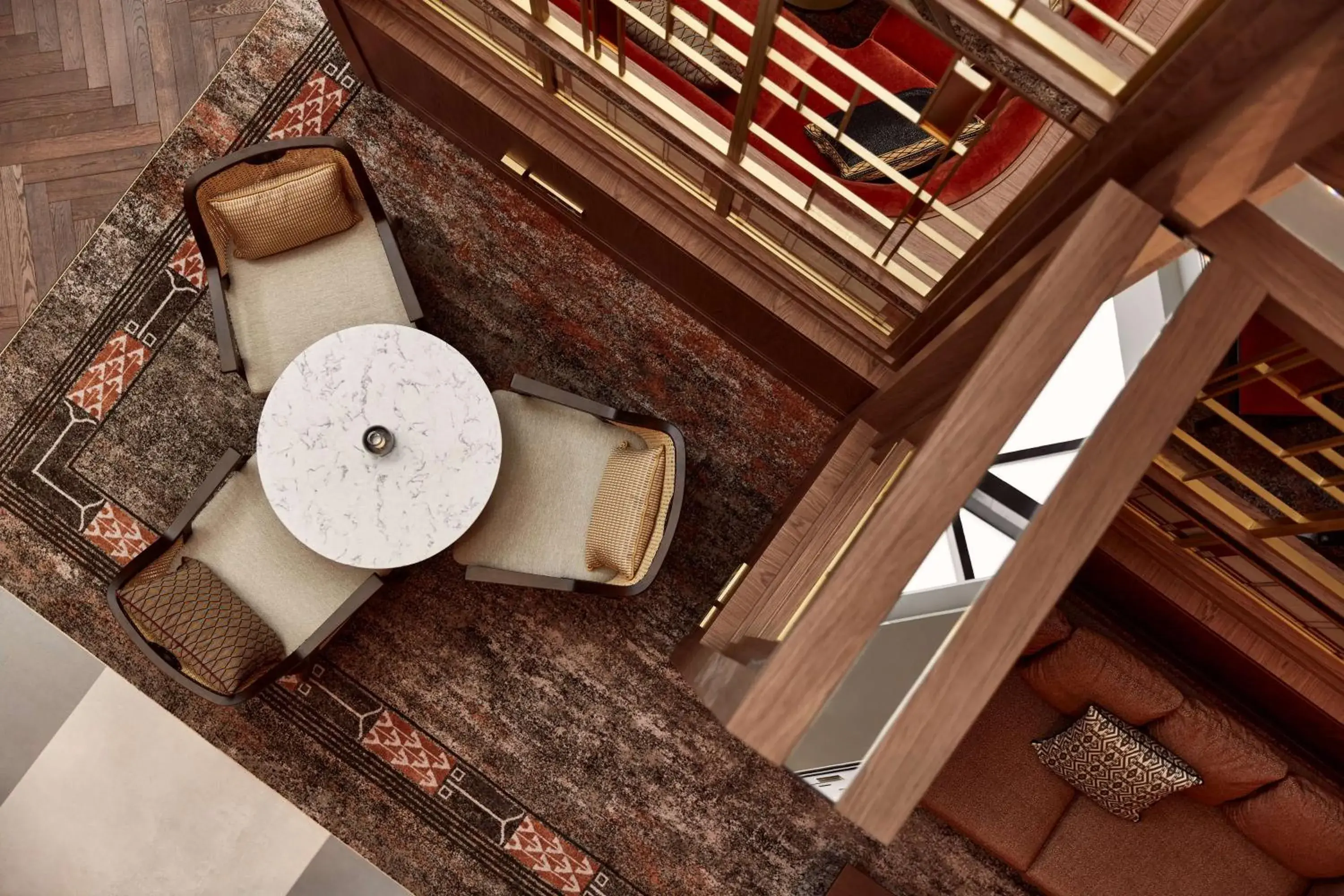 Lobby or reception in Hilton Vienna Park Lobby or reception in Hilton Vienna Park