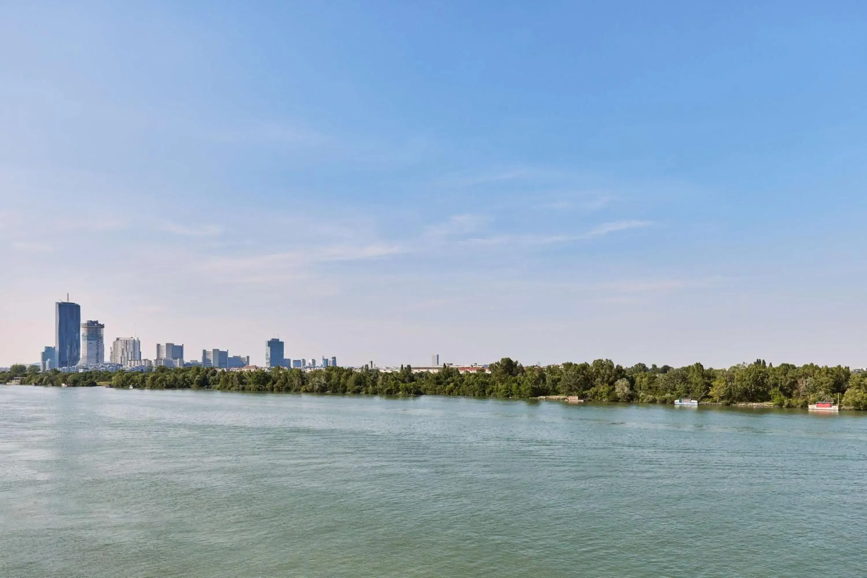 View (from property/room) in Hilton Vienna Waterfront View (from property/room) in Hilton Vienna Waterfront