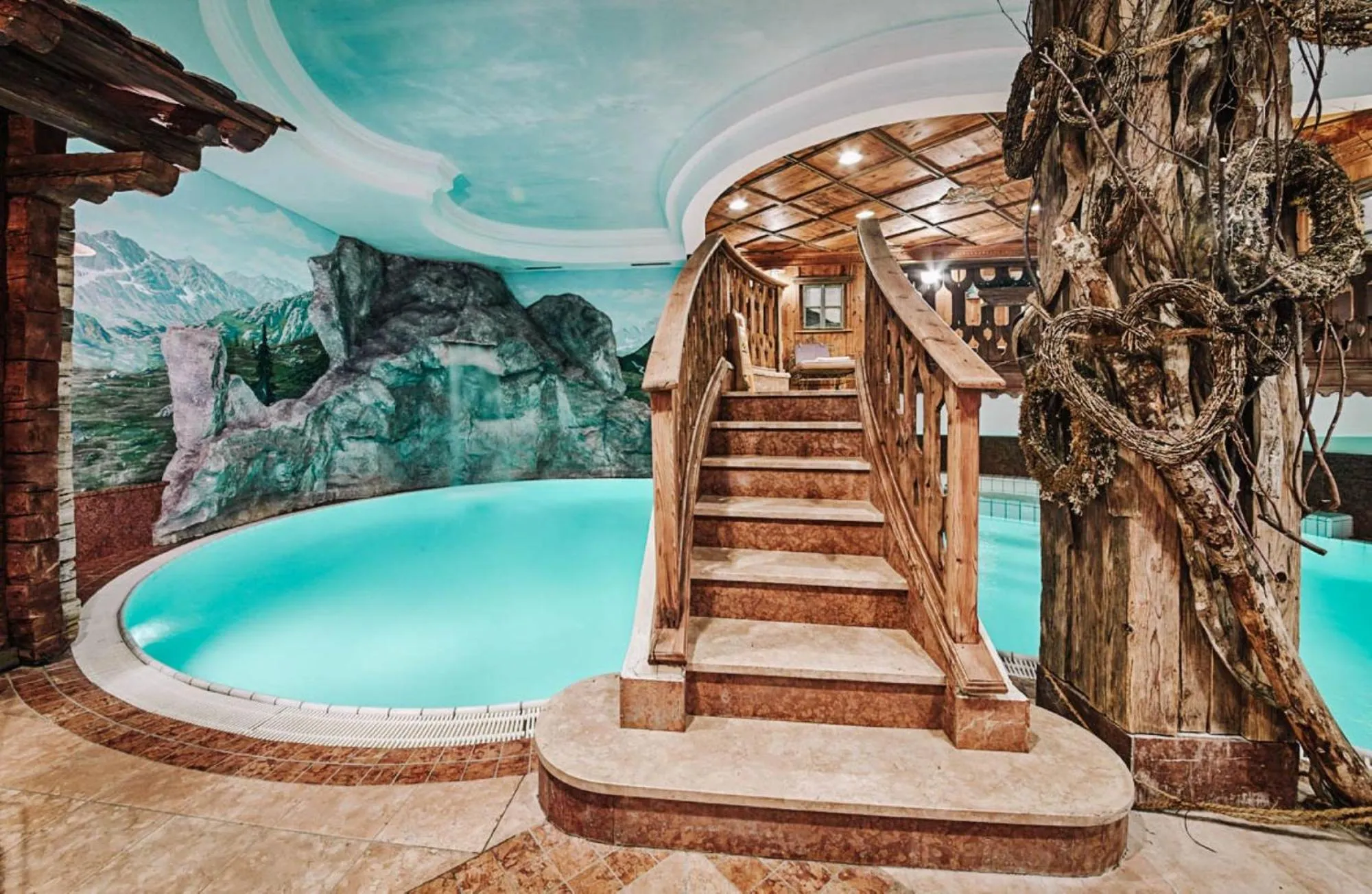 Swimming pool in Hotel Glücksschmiede - Hinterglemm