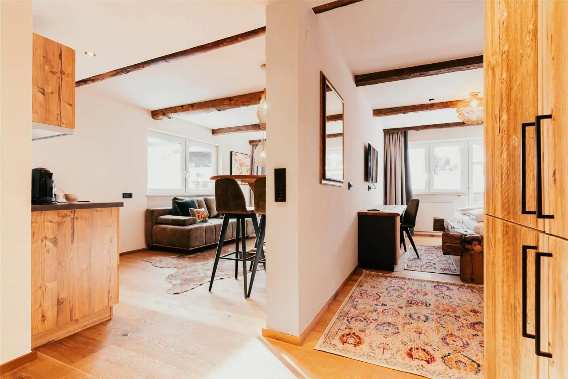 Living room in Hotel Glücksschmiede - Hinterglemm