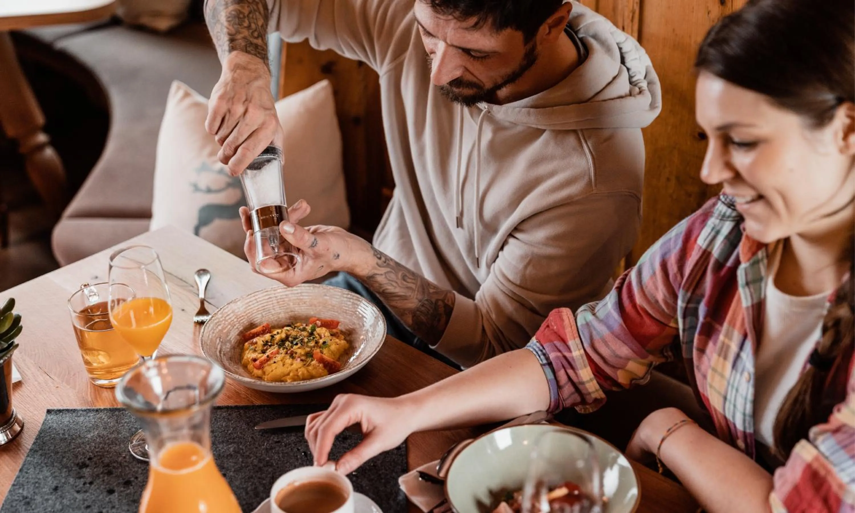 Food and drinks in Hotel Glücksschmiede - Hinterglemm