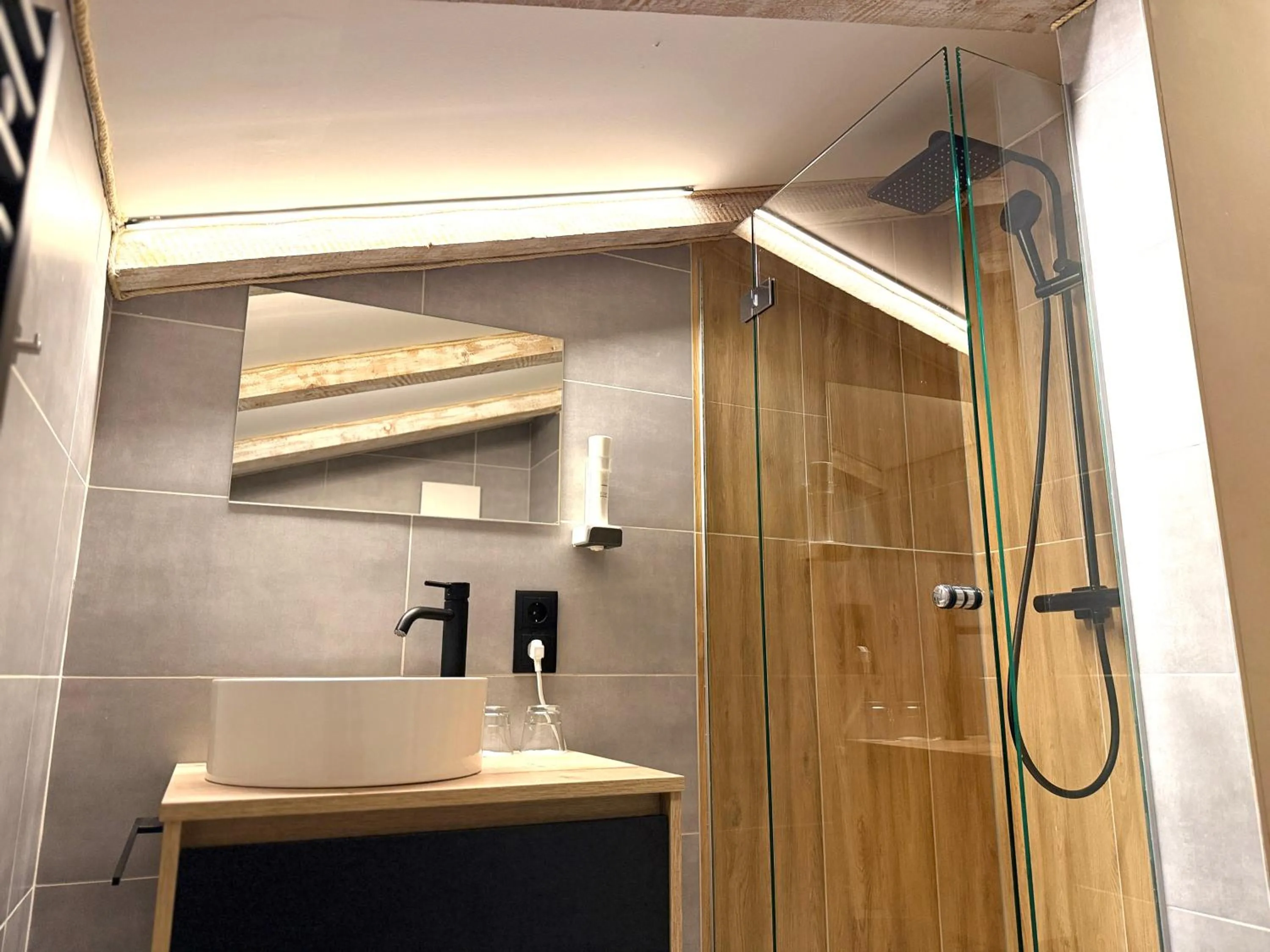 Shower in Mountains Hotel